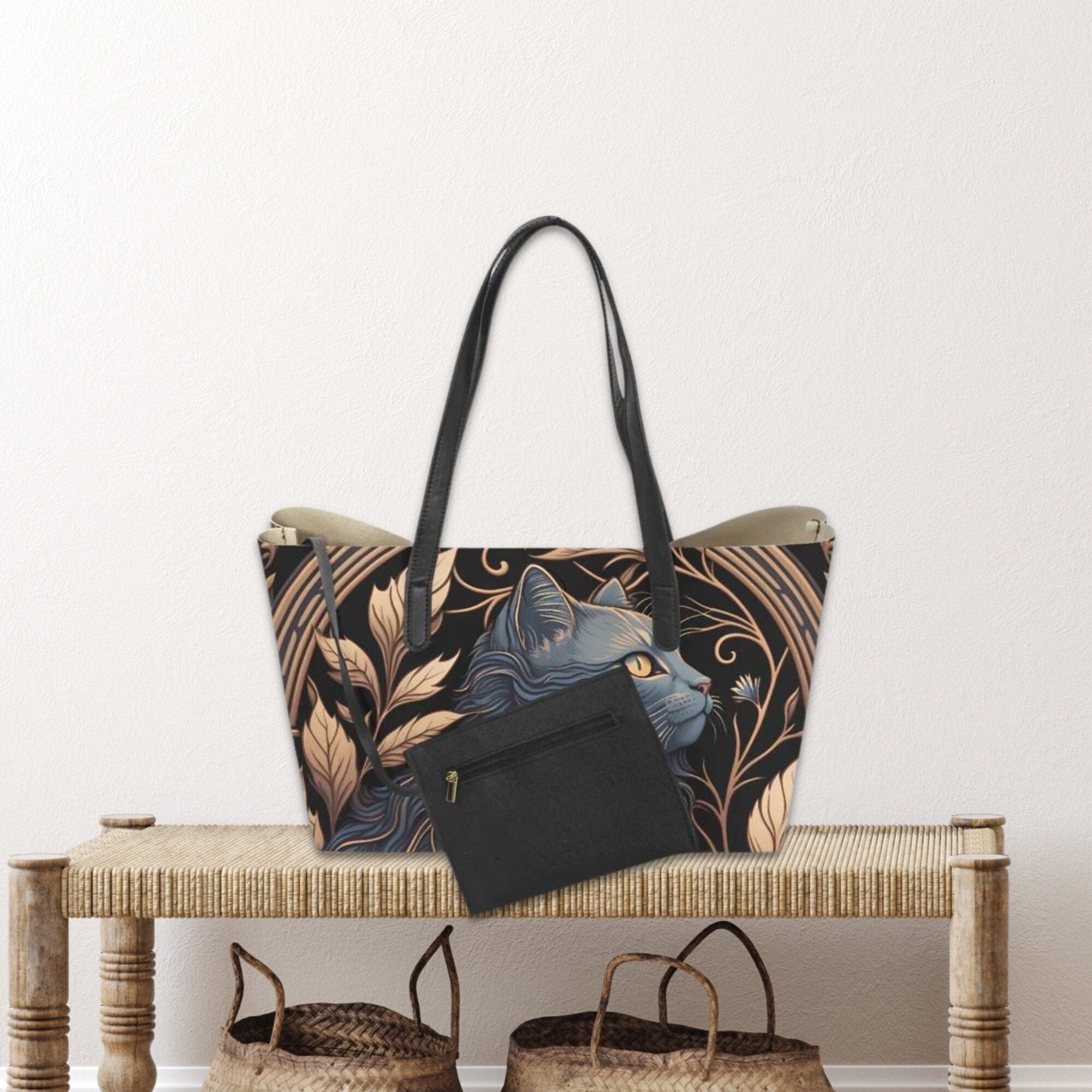 Mystical Cat Shoulder Bag