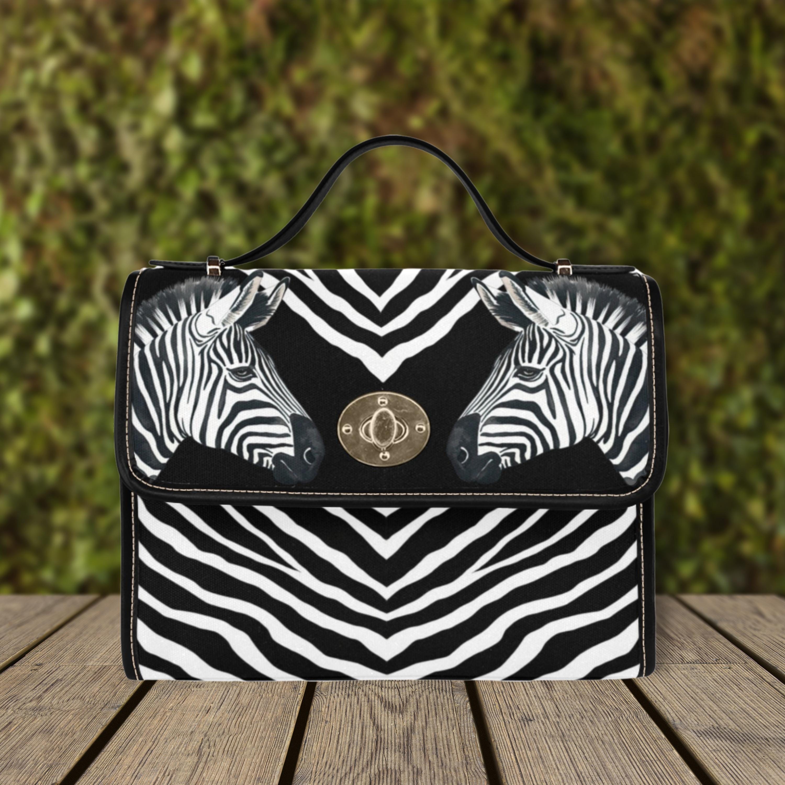 Zebra Satchel Bag