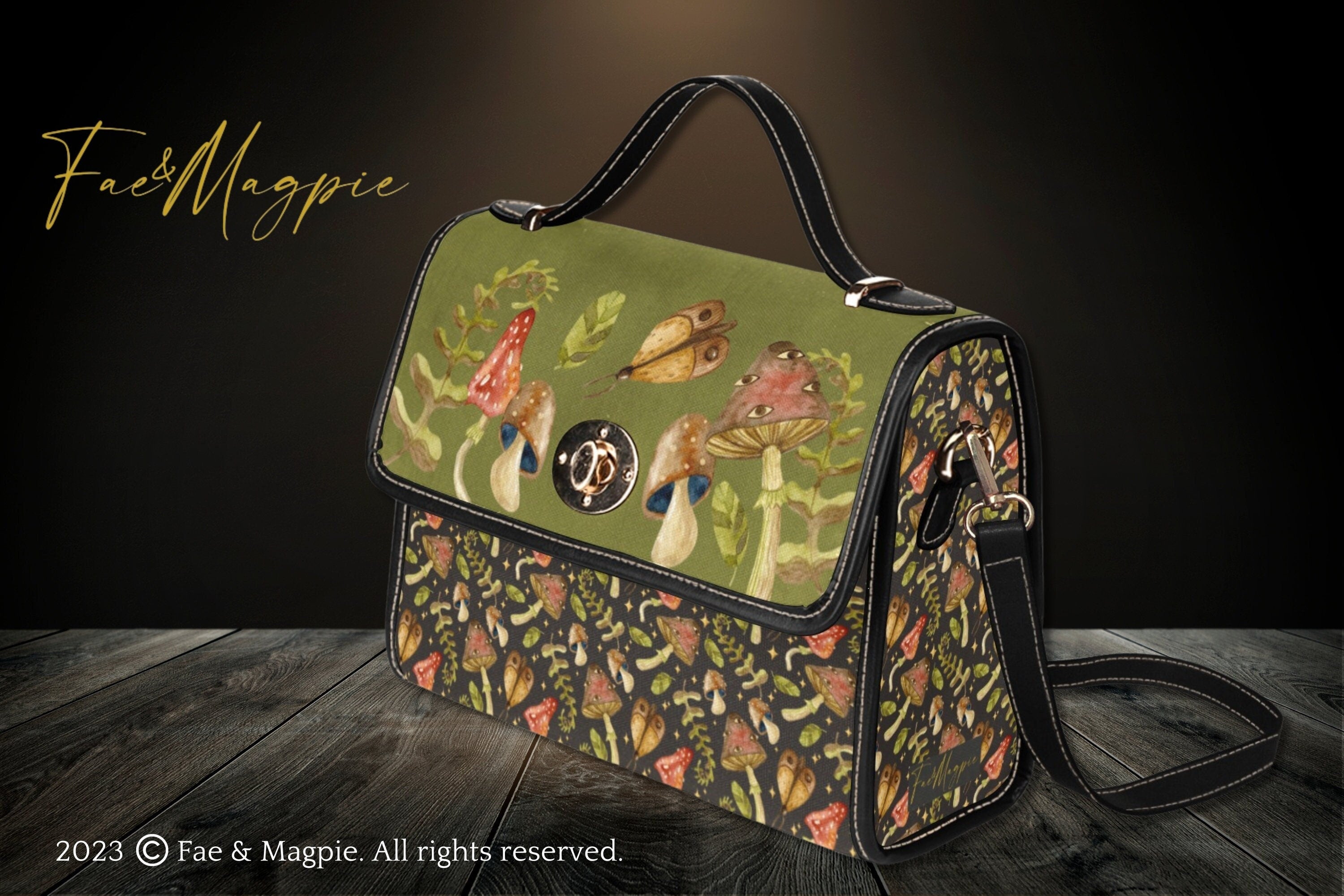 Mushroom Satchel Bag