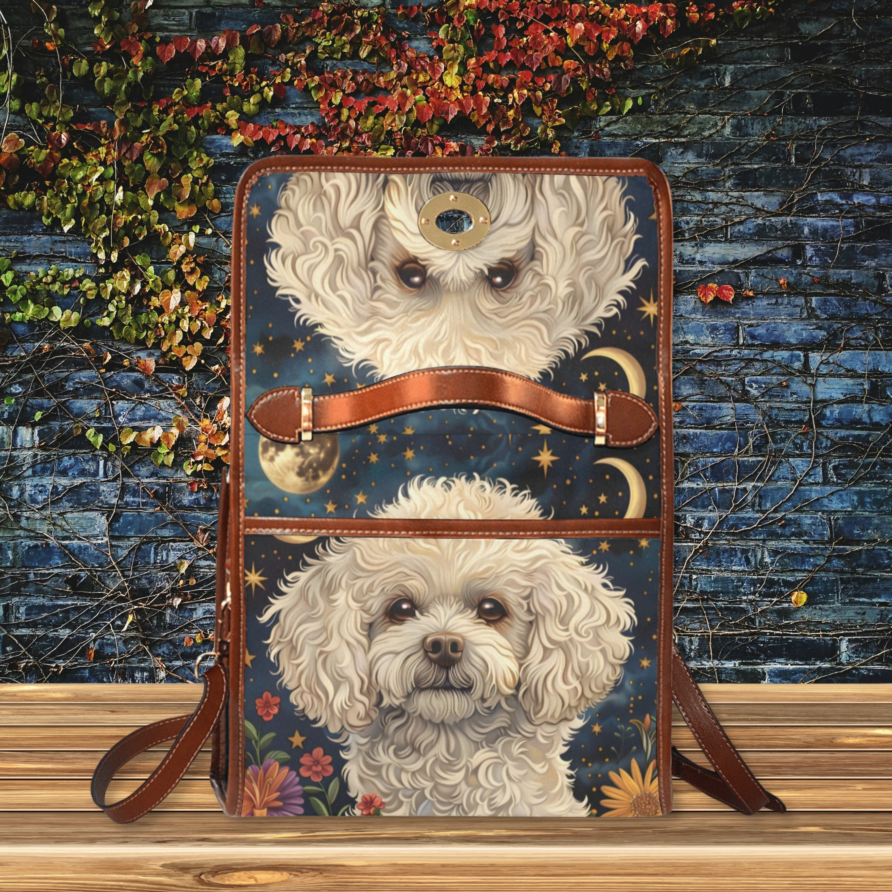 Bichon Frise Dog Satchel Bag