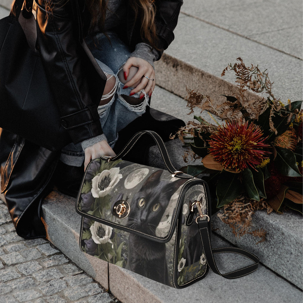 Moonlight Cat Satchel Bag
