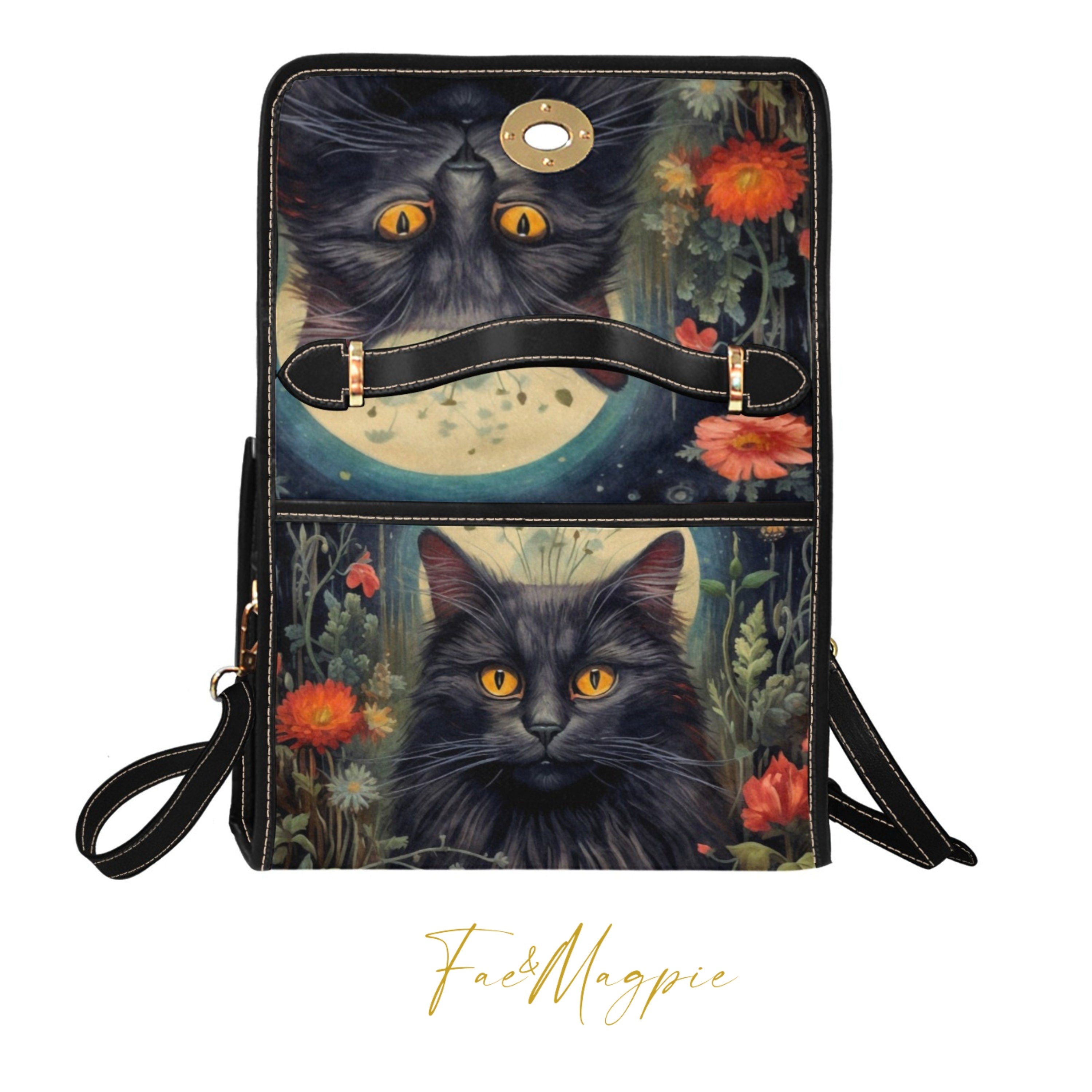 Witchy Cat Satchel Bag
