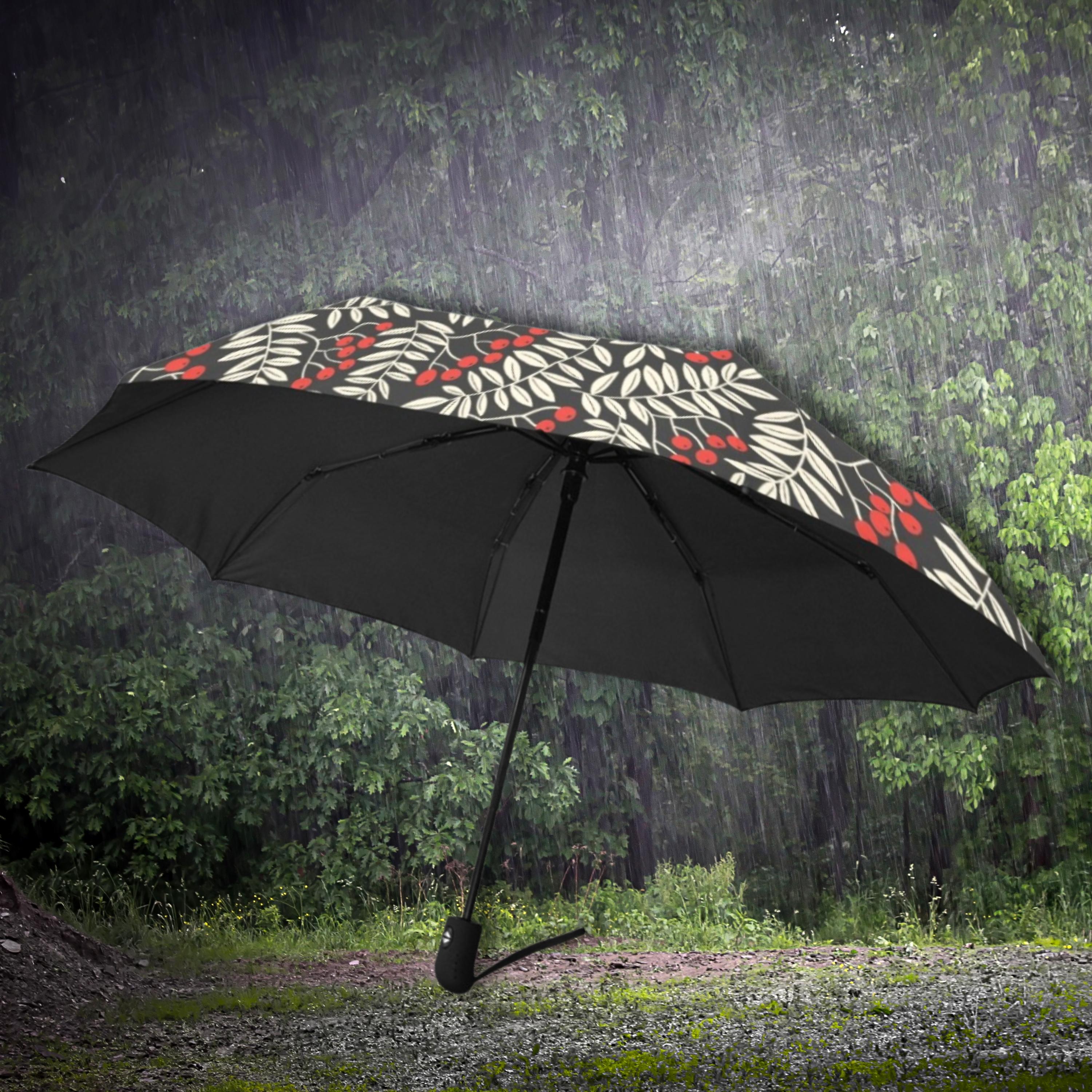 Winter Berries Umbrella