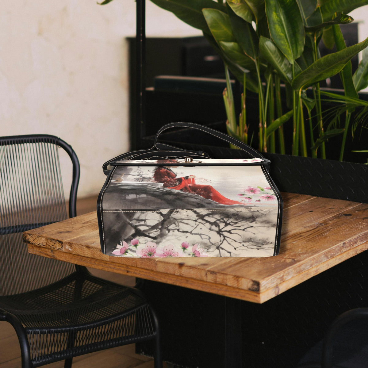 Chinese Lady Satchel Bag