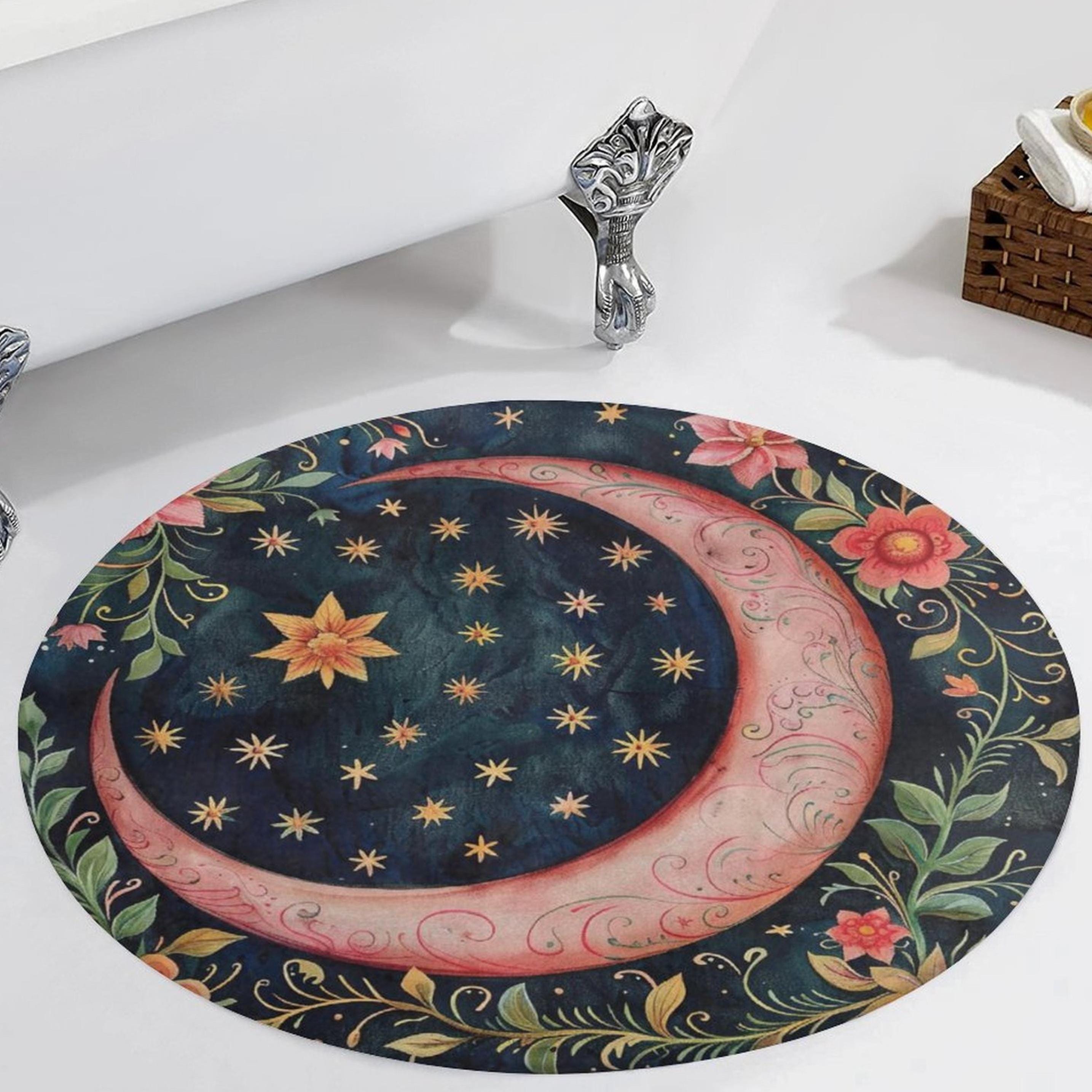 Pink Moon Floor Mat