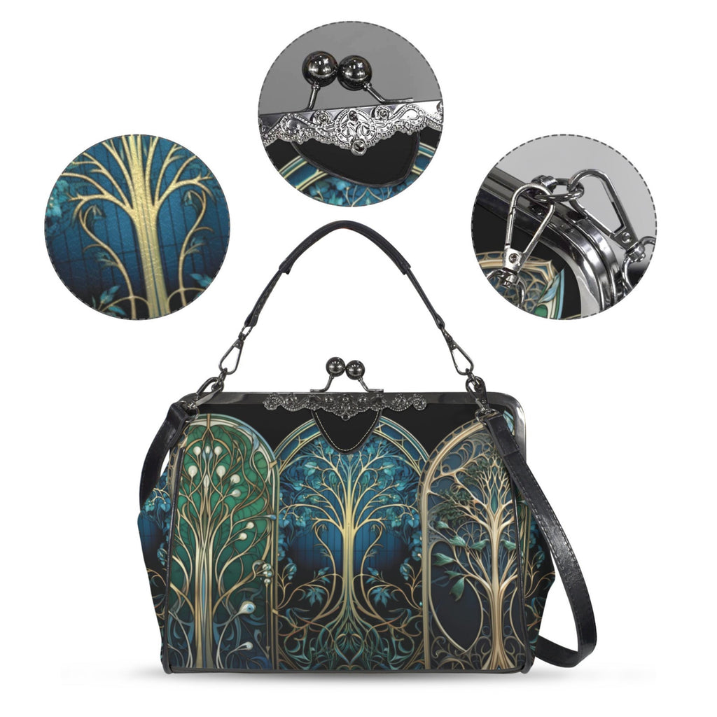 Tree of Life Kisslock Bag