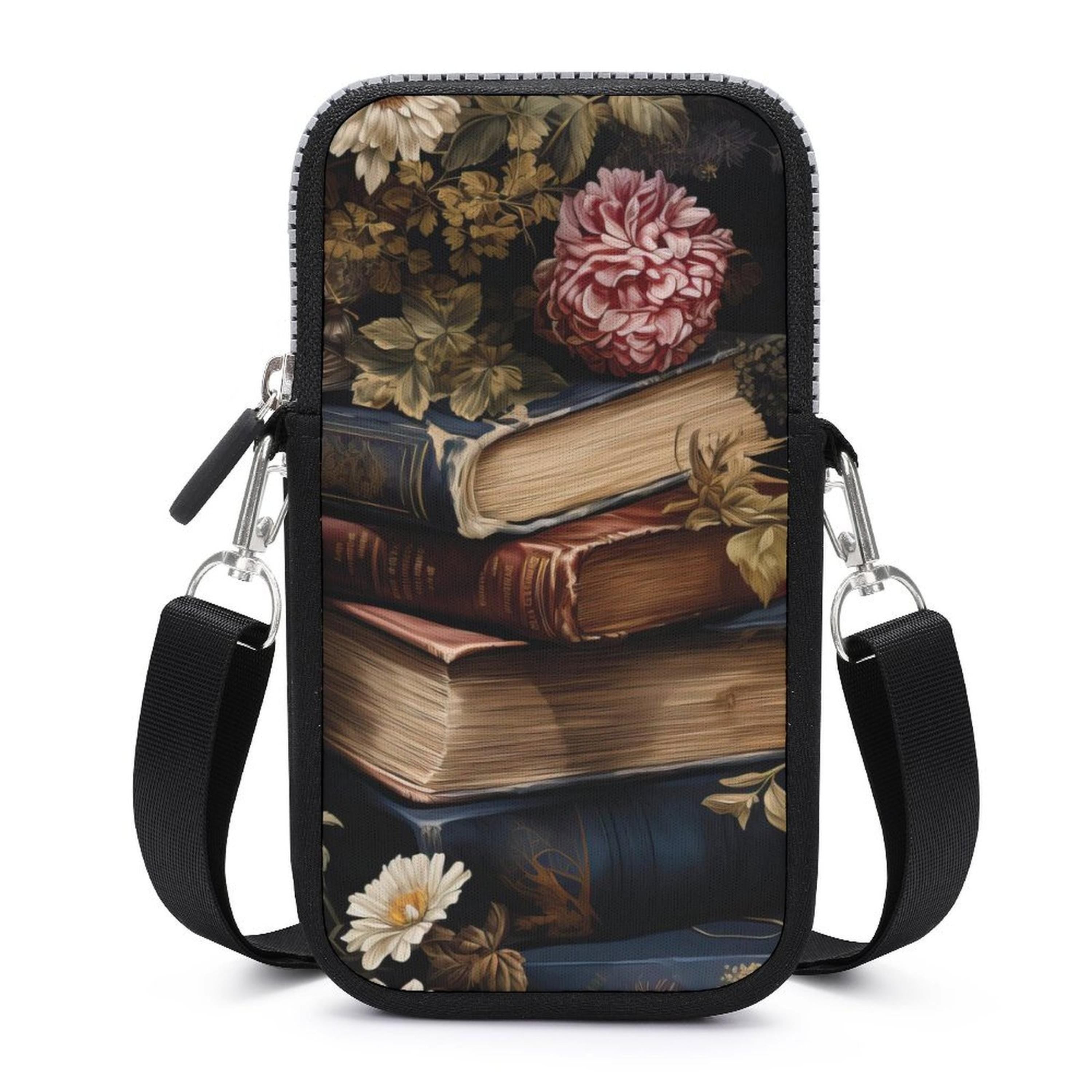 Vintage Books Mobile Phone Bag