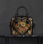 Vintage Victorian-style bowler bag by Fae & Magpie featuring leather material and classic design details.