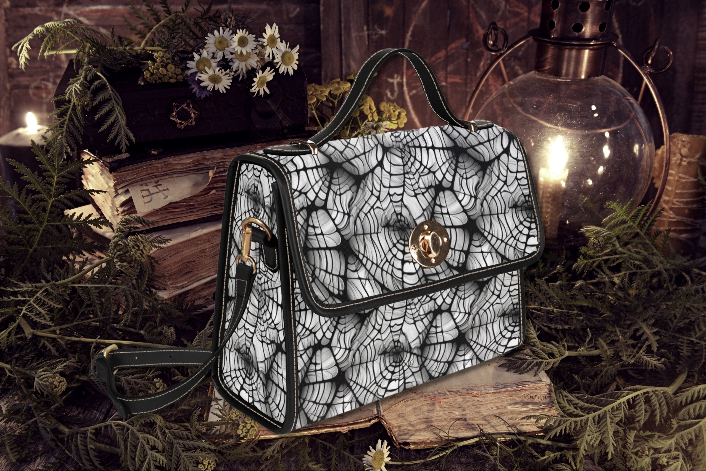 Cobweb Satchel Bag
