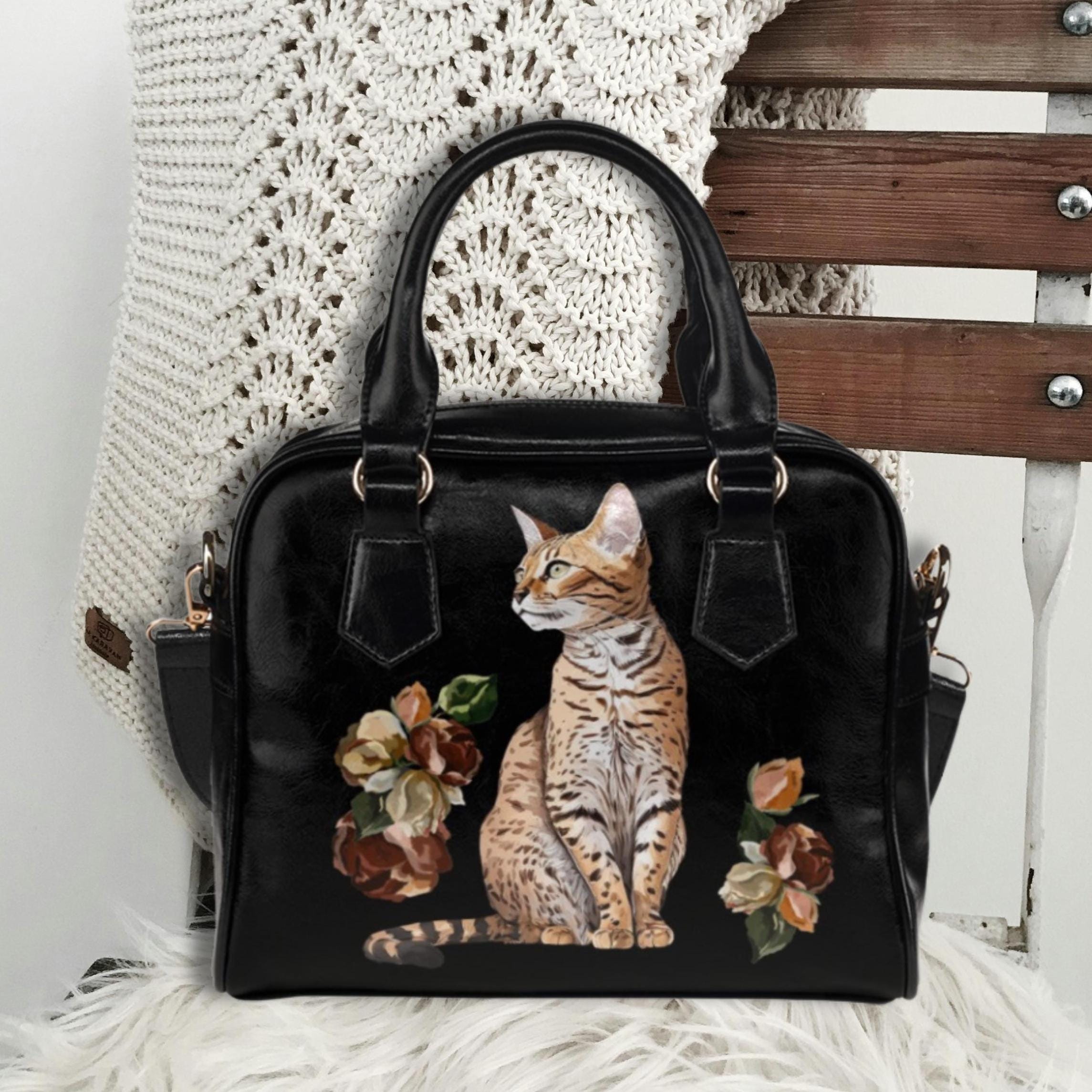 Bengal Cat Bowler Bag