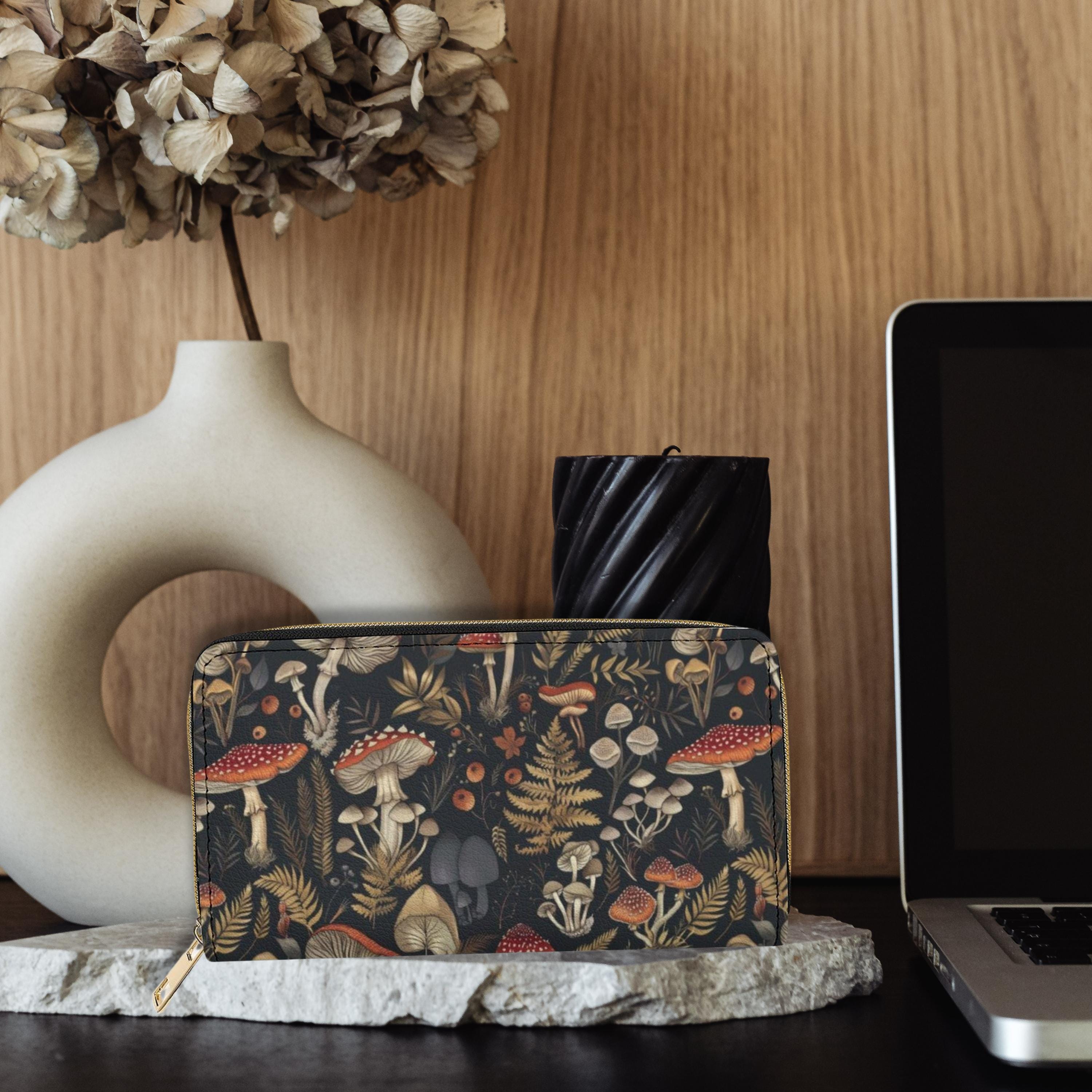 Forest Mushrooms Purse