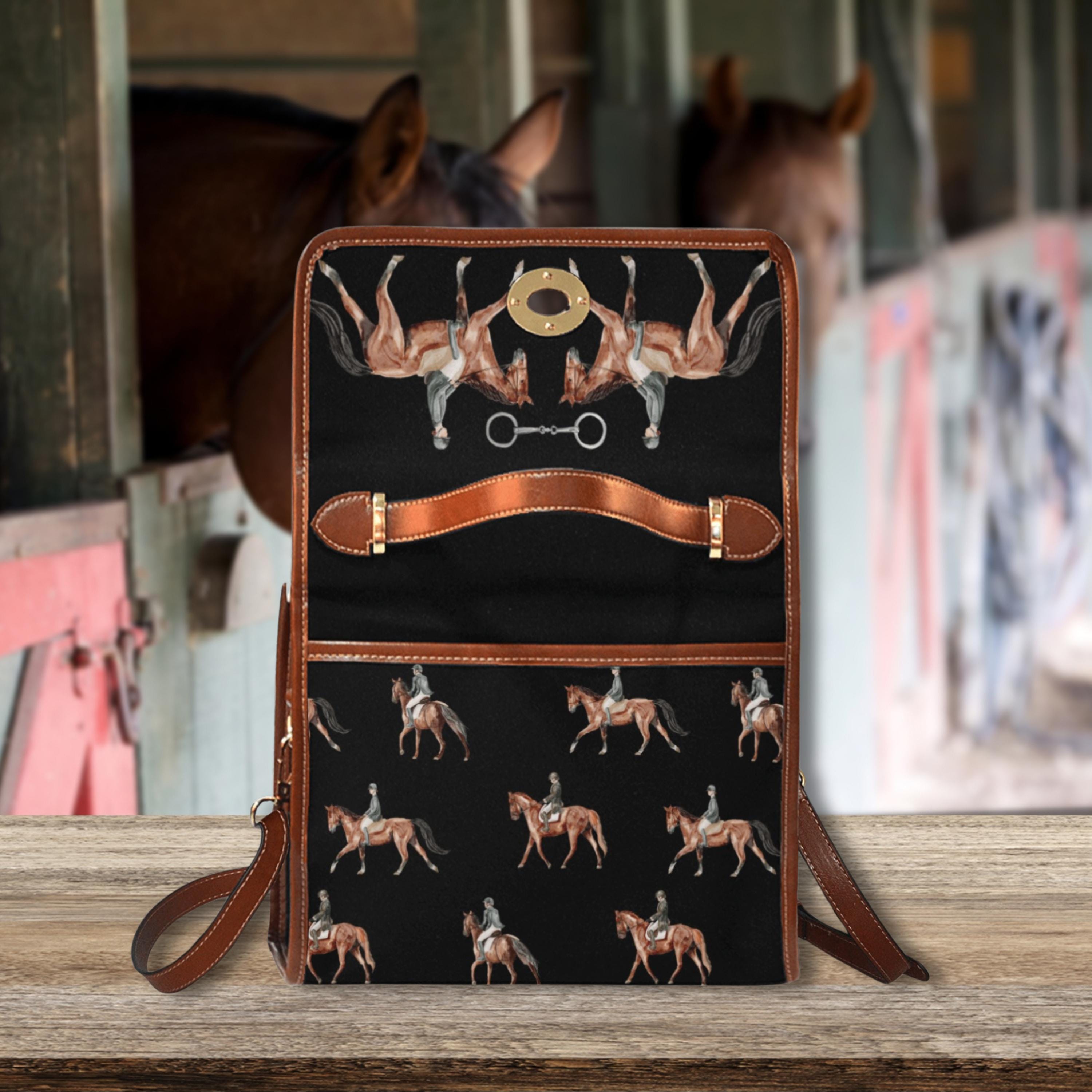 Equestrian Horses Satchel Bag