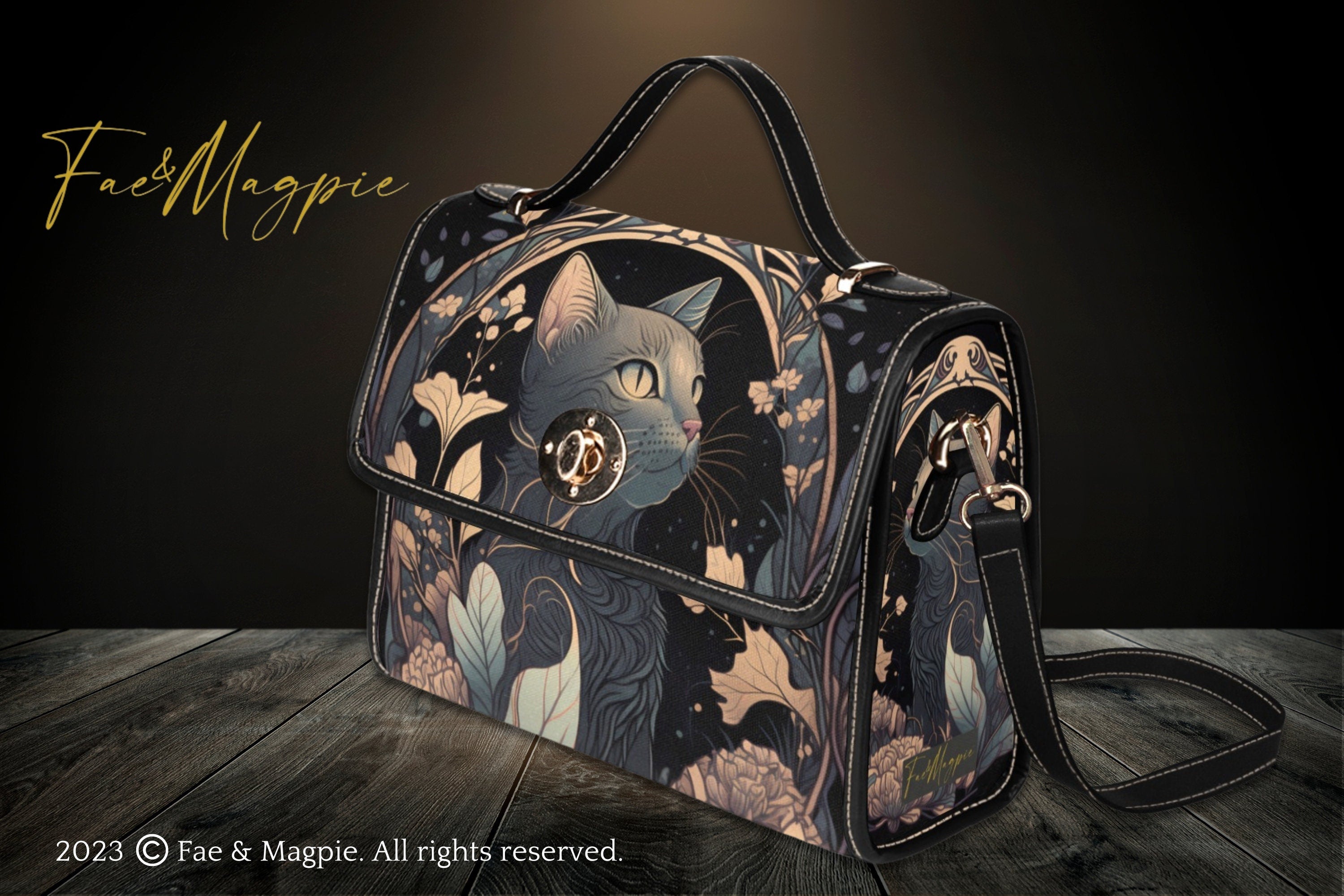 Mystic Cat Satchel Bag