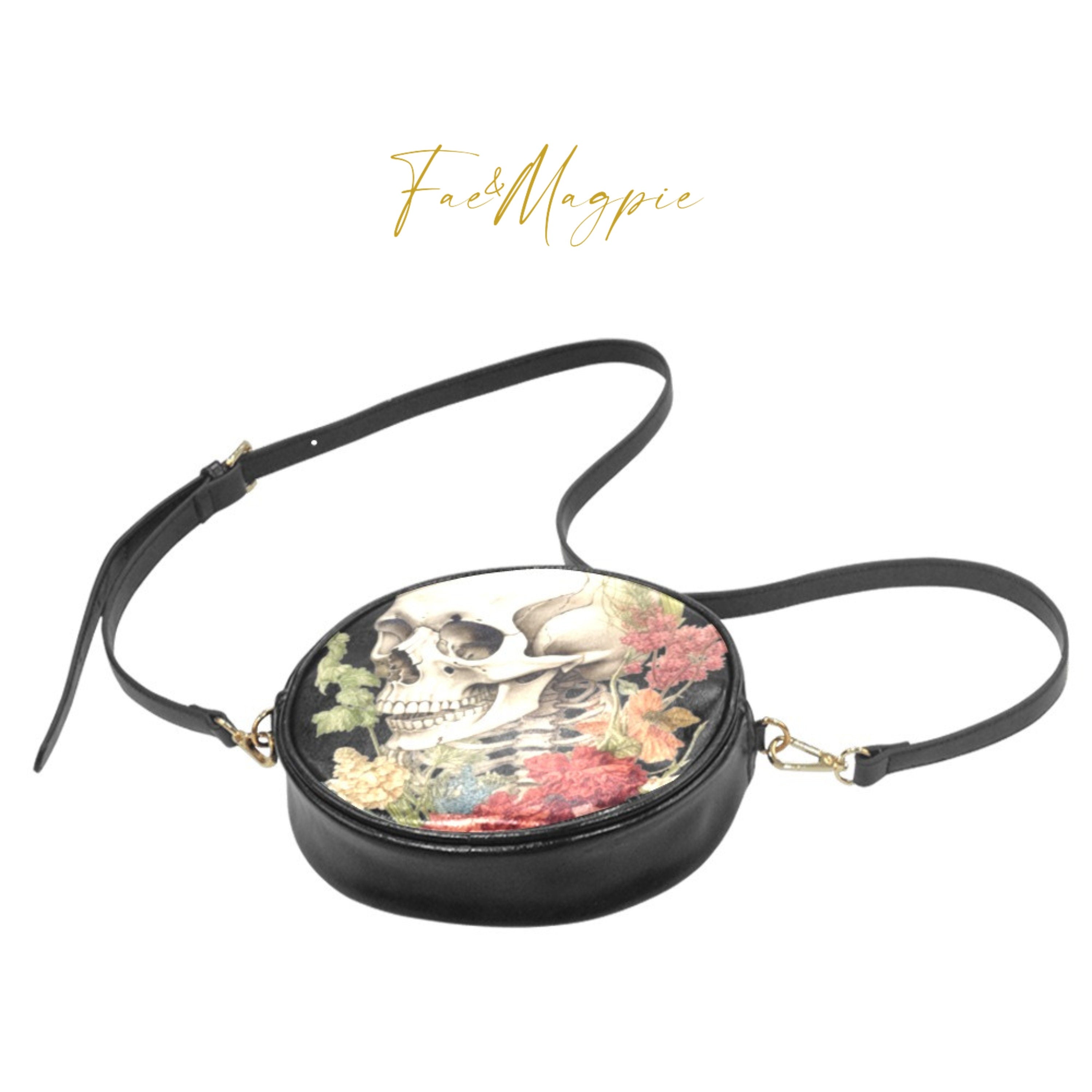 Skull Botany Drum Bag