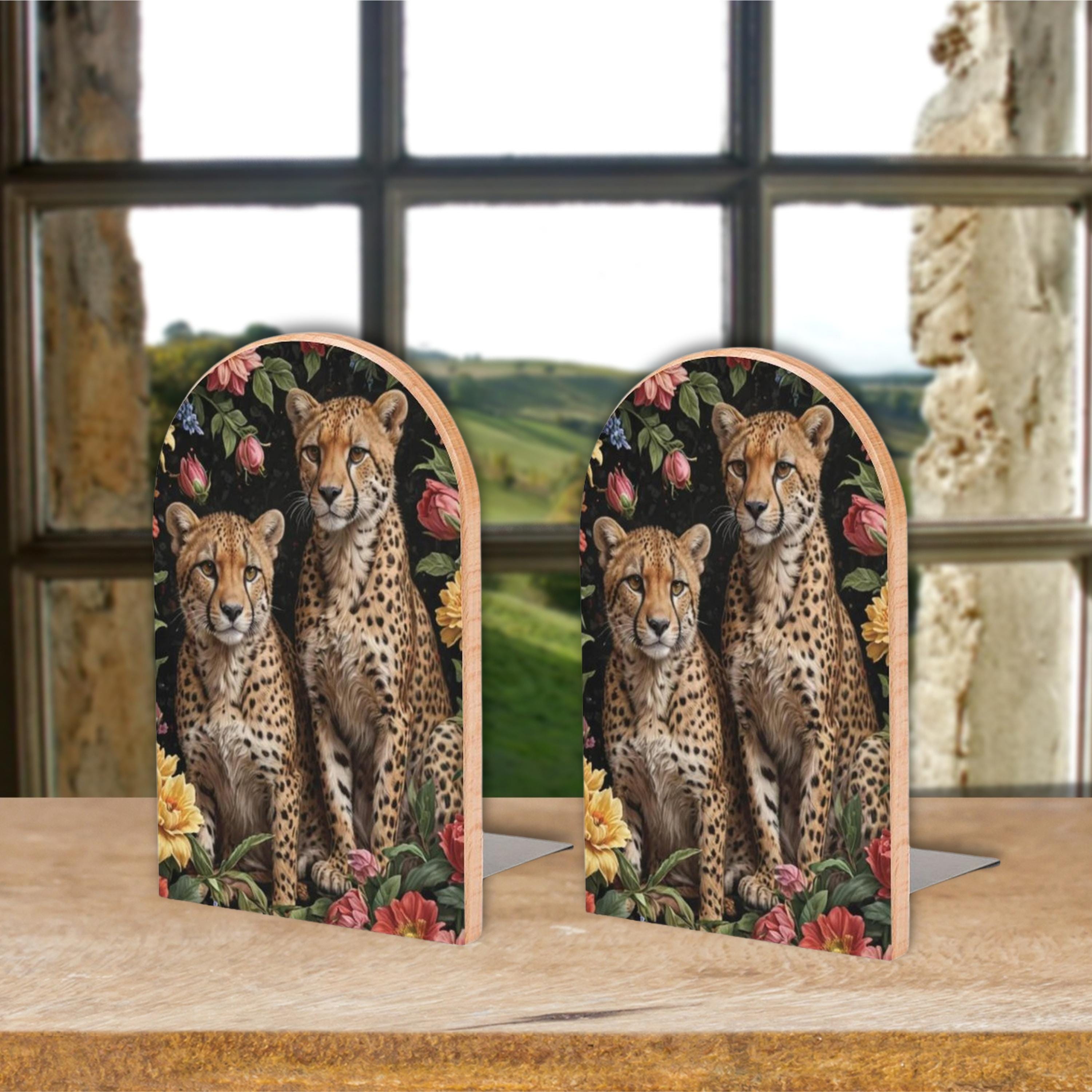 Cheetah Bookends
