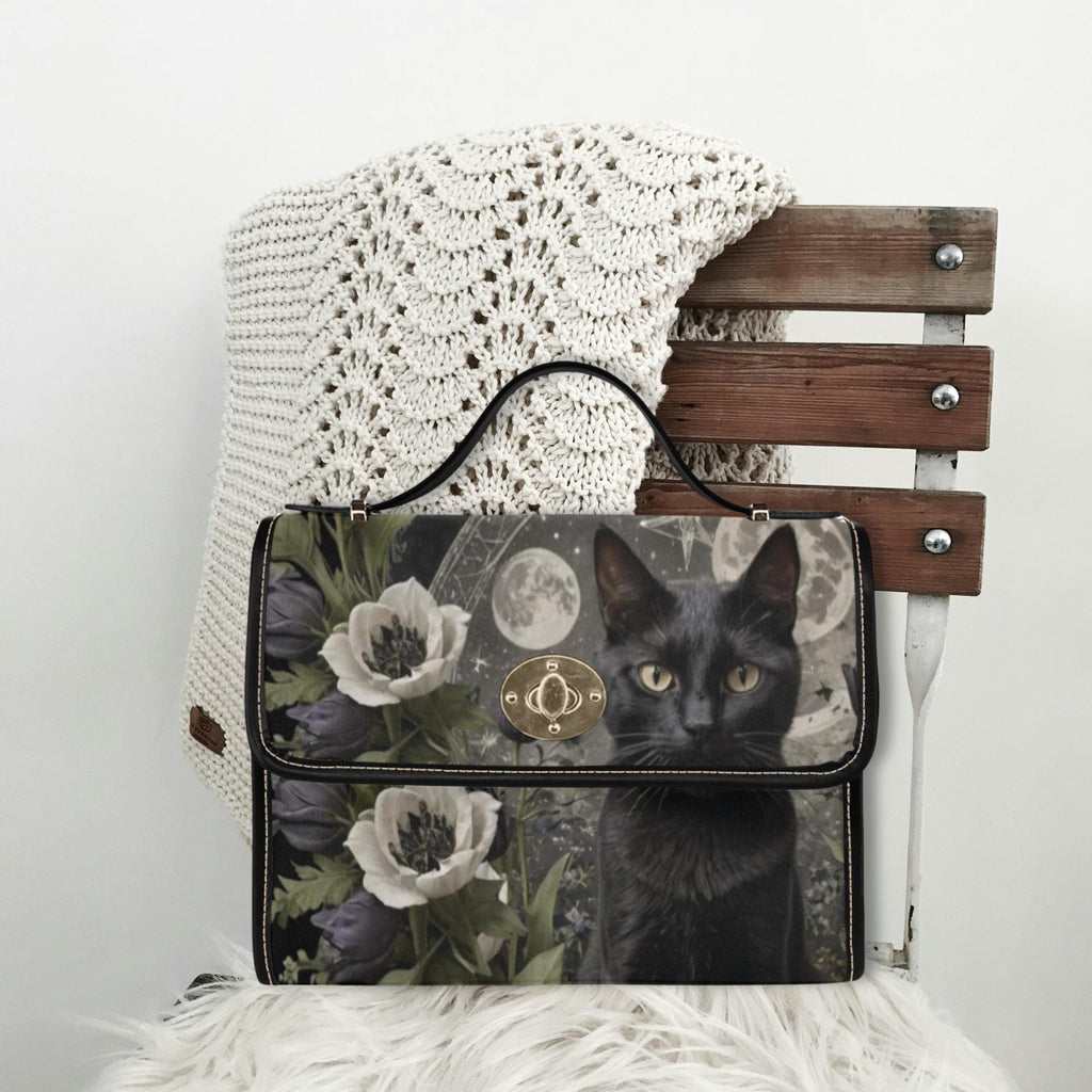 Moonlight Cat Satchel Bag