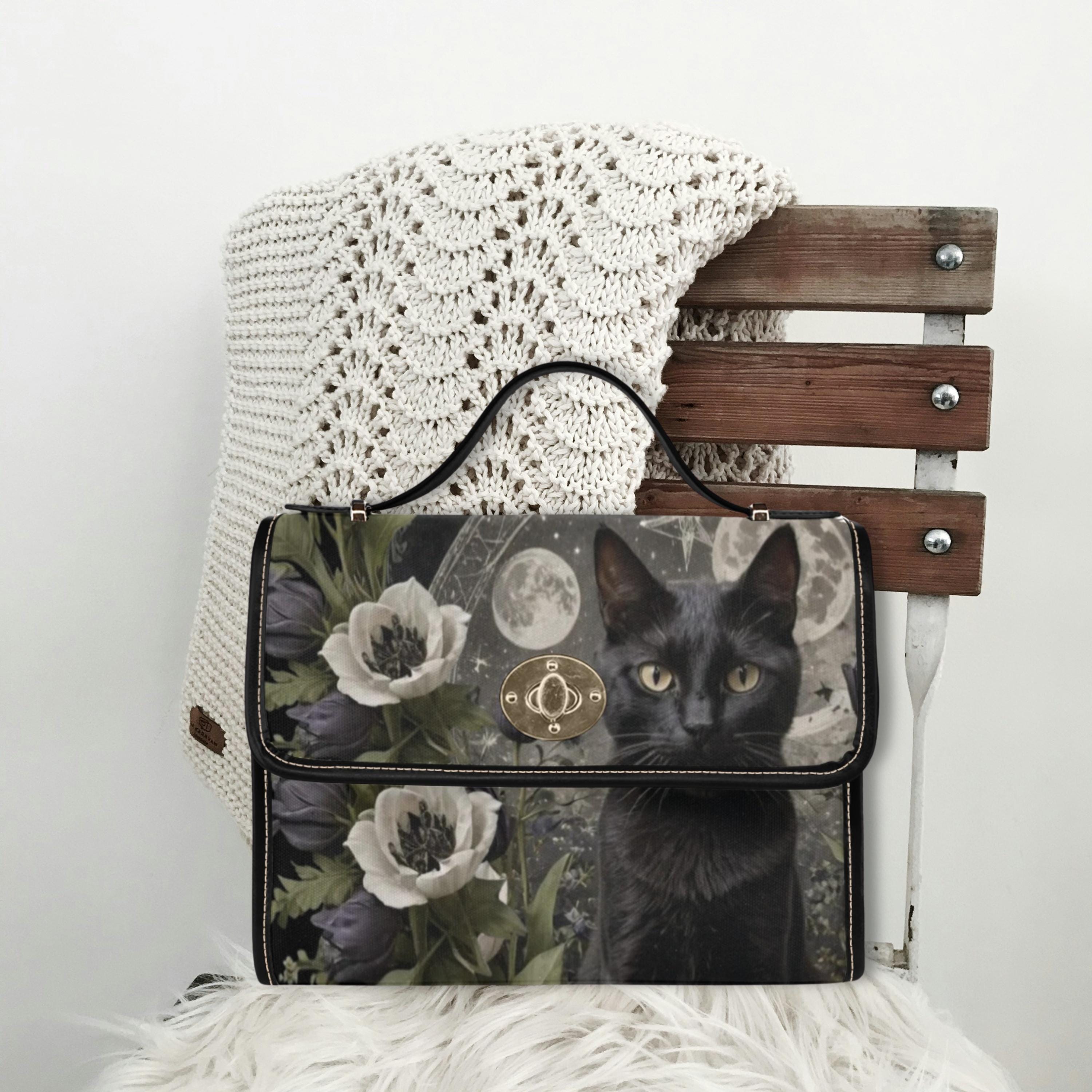 Moonlight Cat Satchel Bag