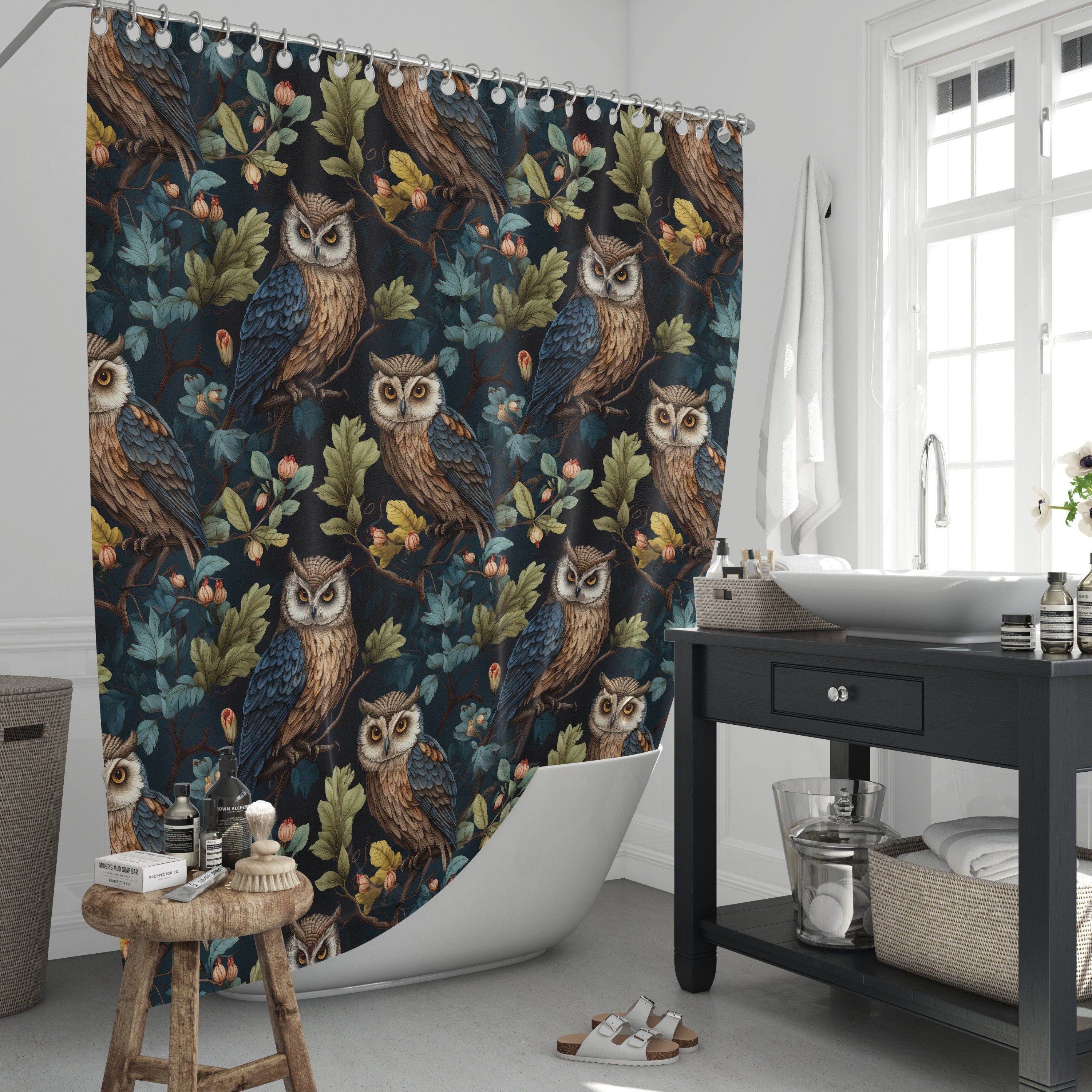 Owls Shower Curtain