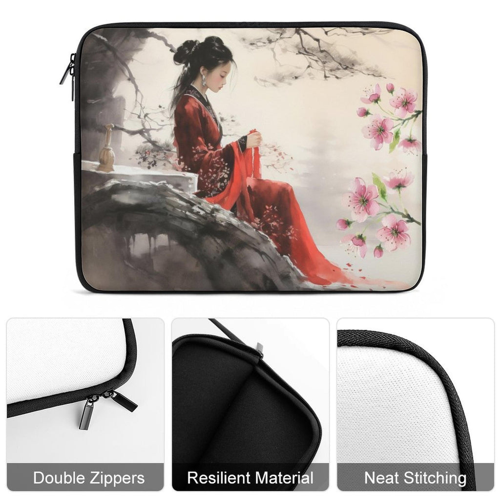 Chinese Lady Laptop Sleeve