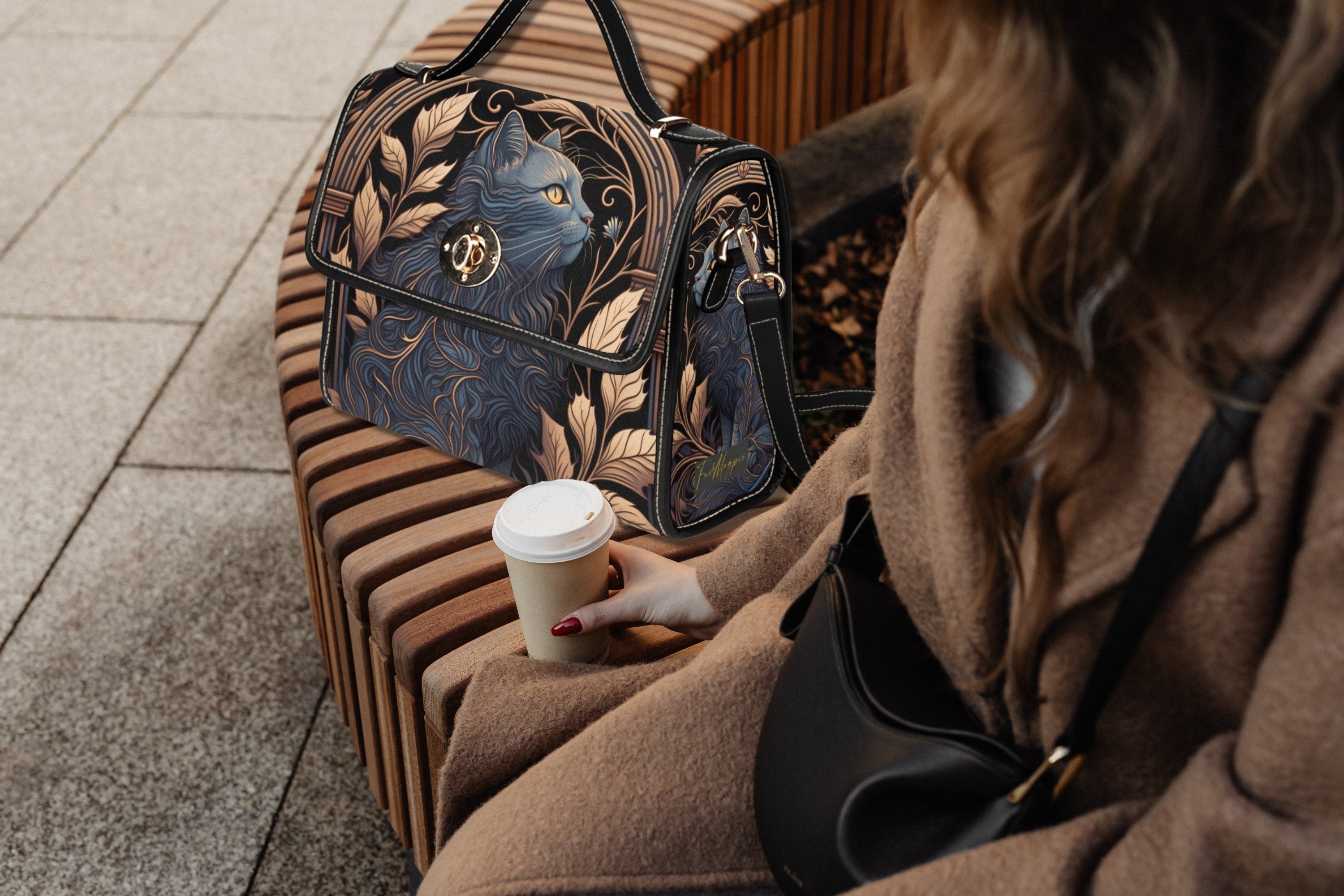 Mystic Cat Satchel Bag