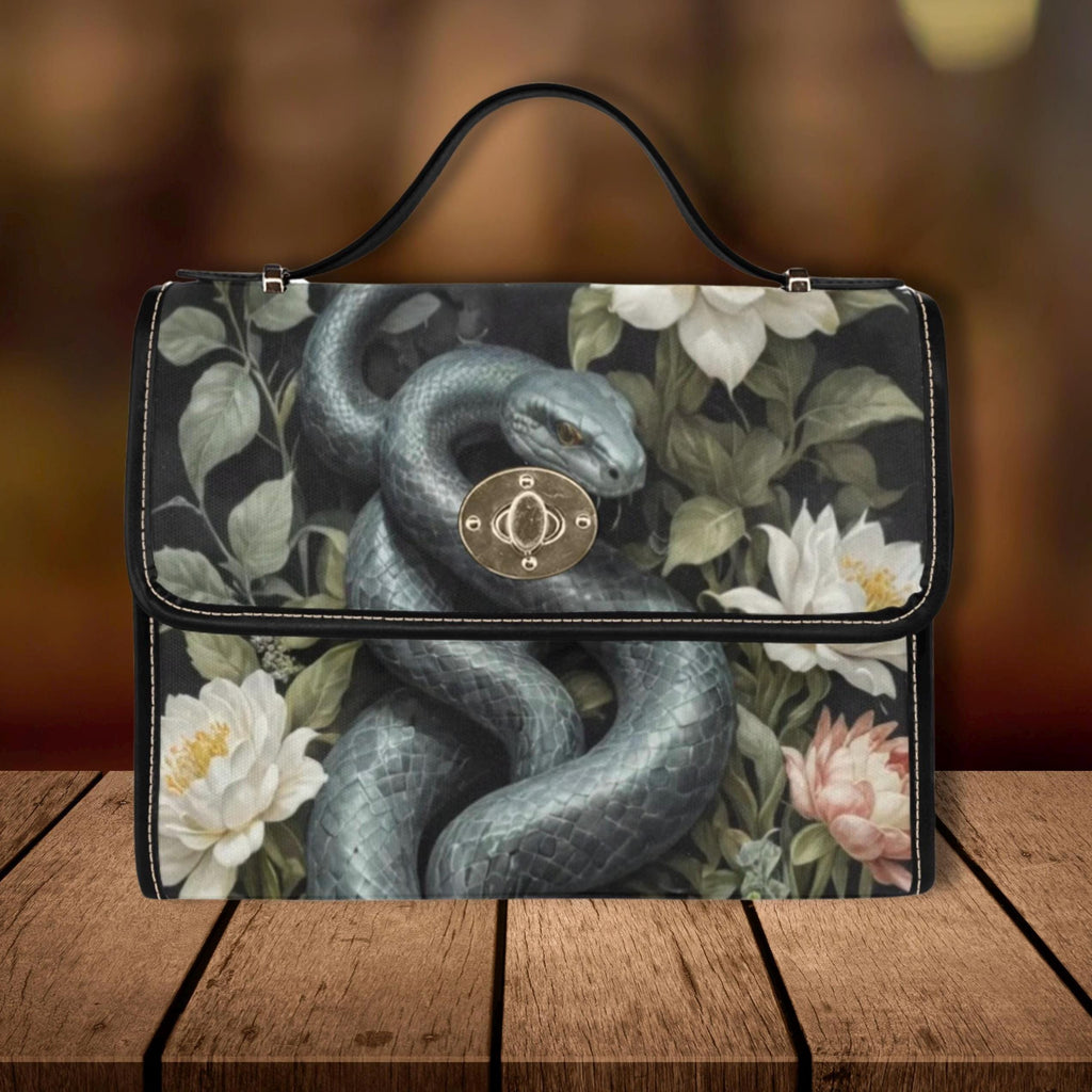 Snake Satchel Bag