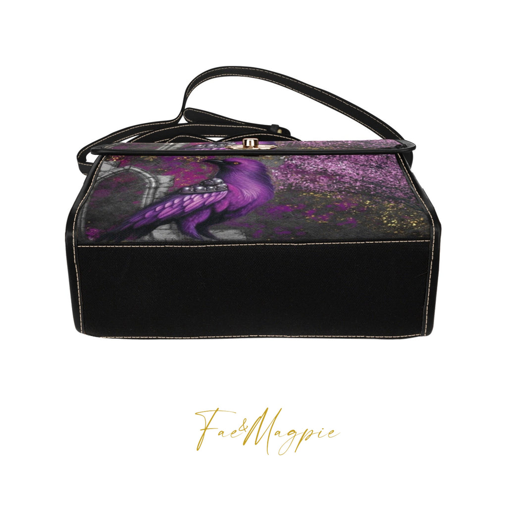 Midnight Crow Satchel Bag