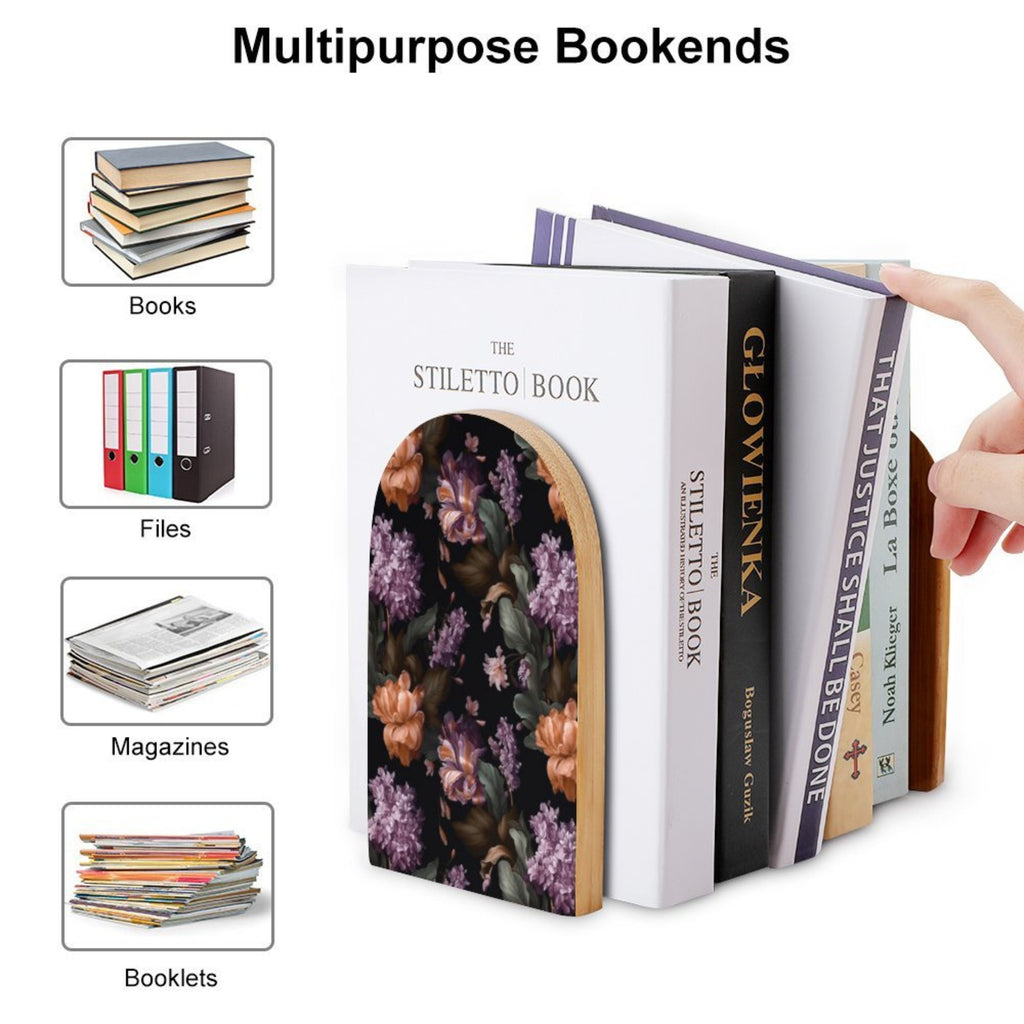 Baroque Floral Bookends