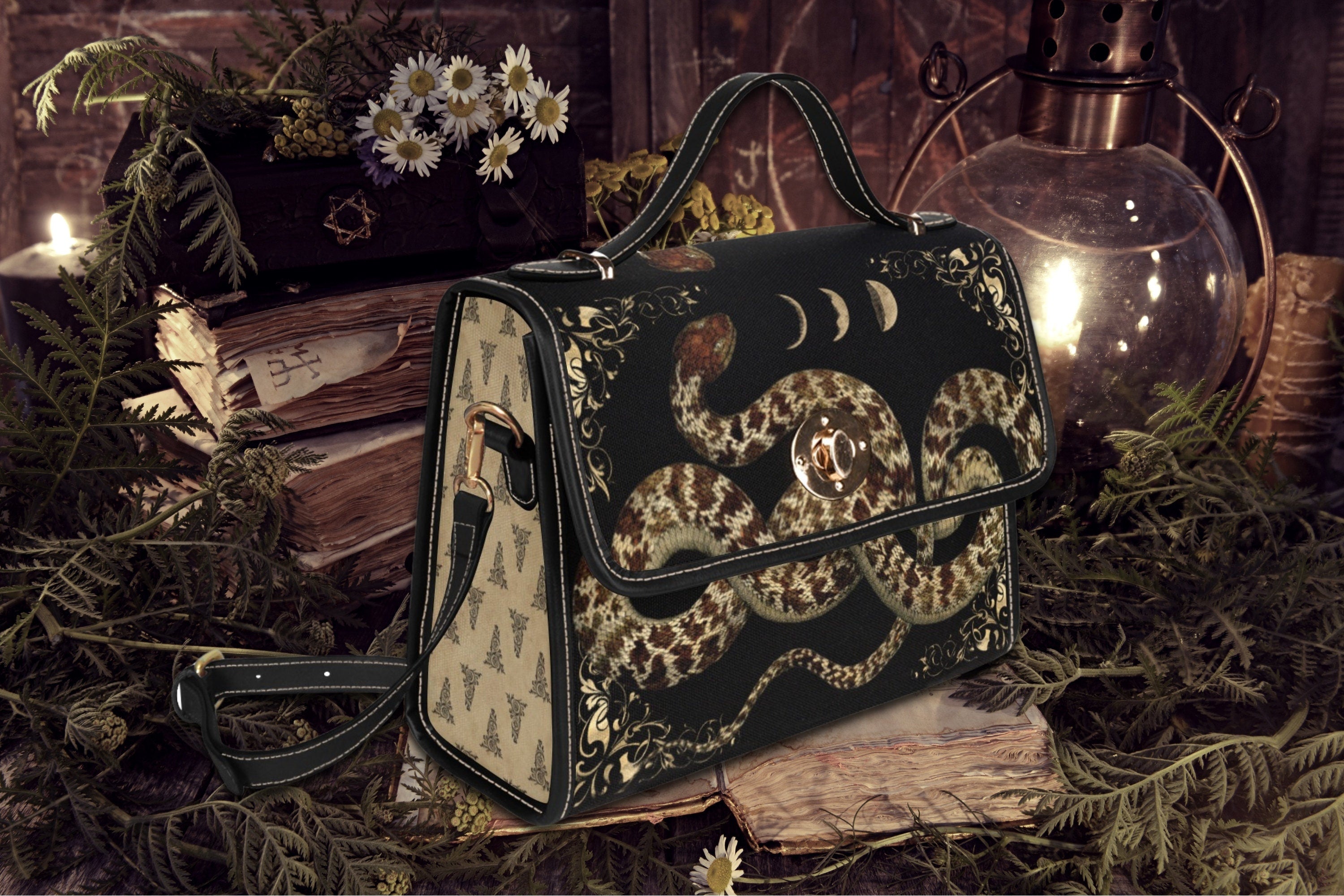 Serpent Satchel Bag