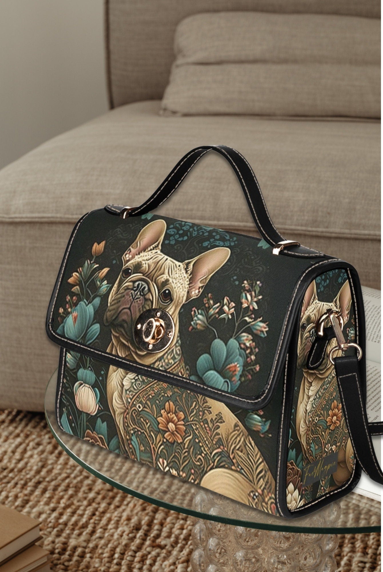Frenchie Satchel Bag