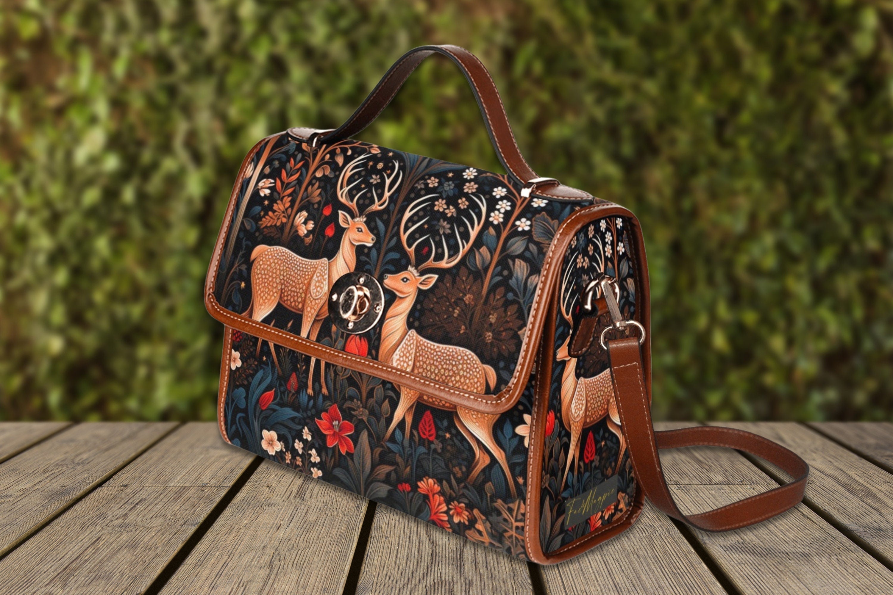 Stag Satchel Bag