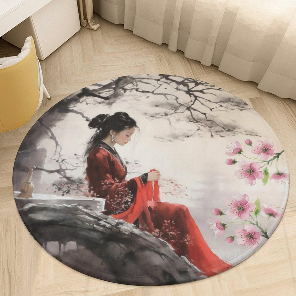 Chinese Lady Floor Mat