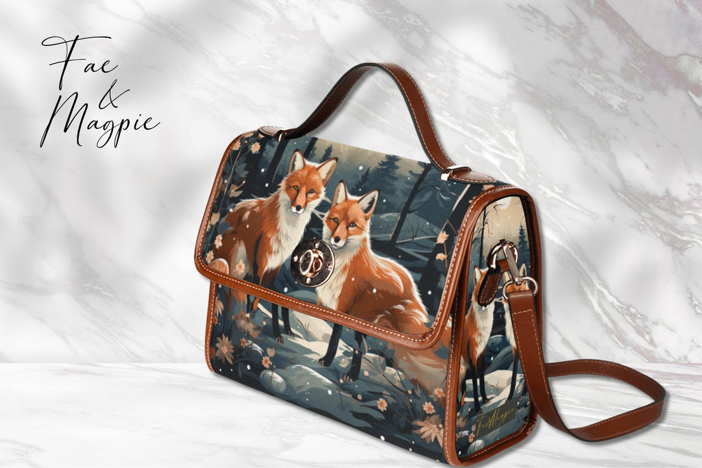 Under Fox Moon Satchel Bag