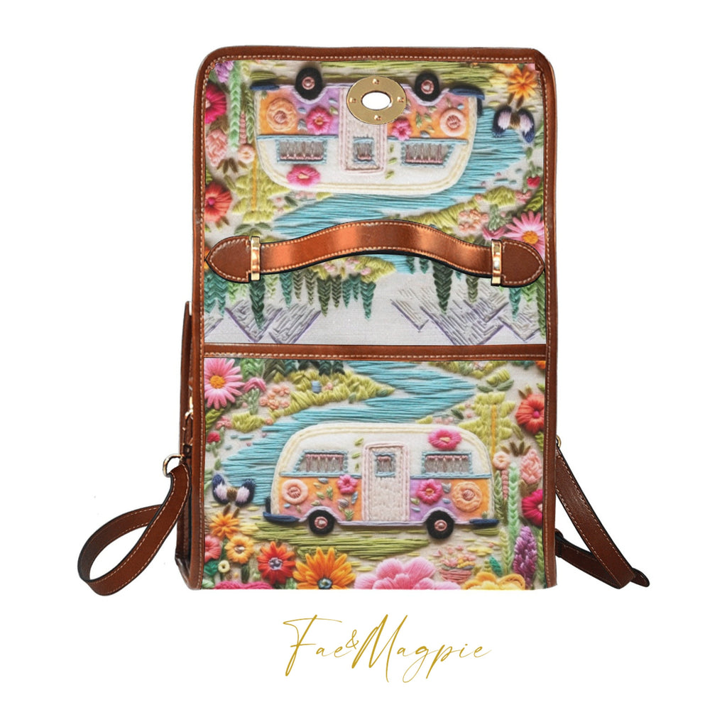 Retro Camper Satchel Bag
