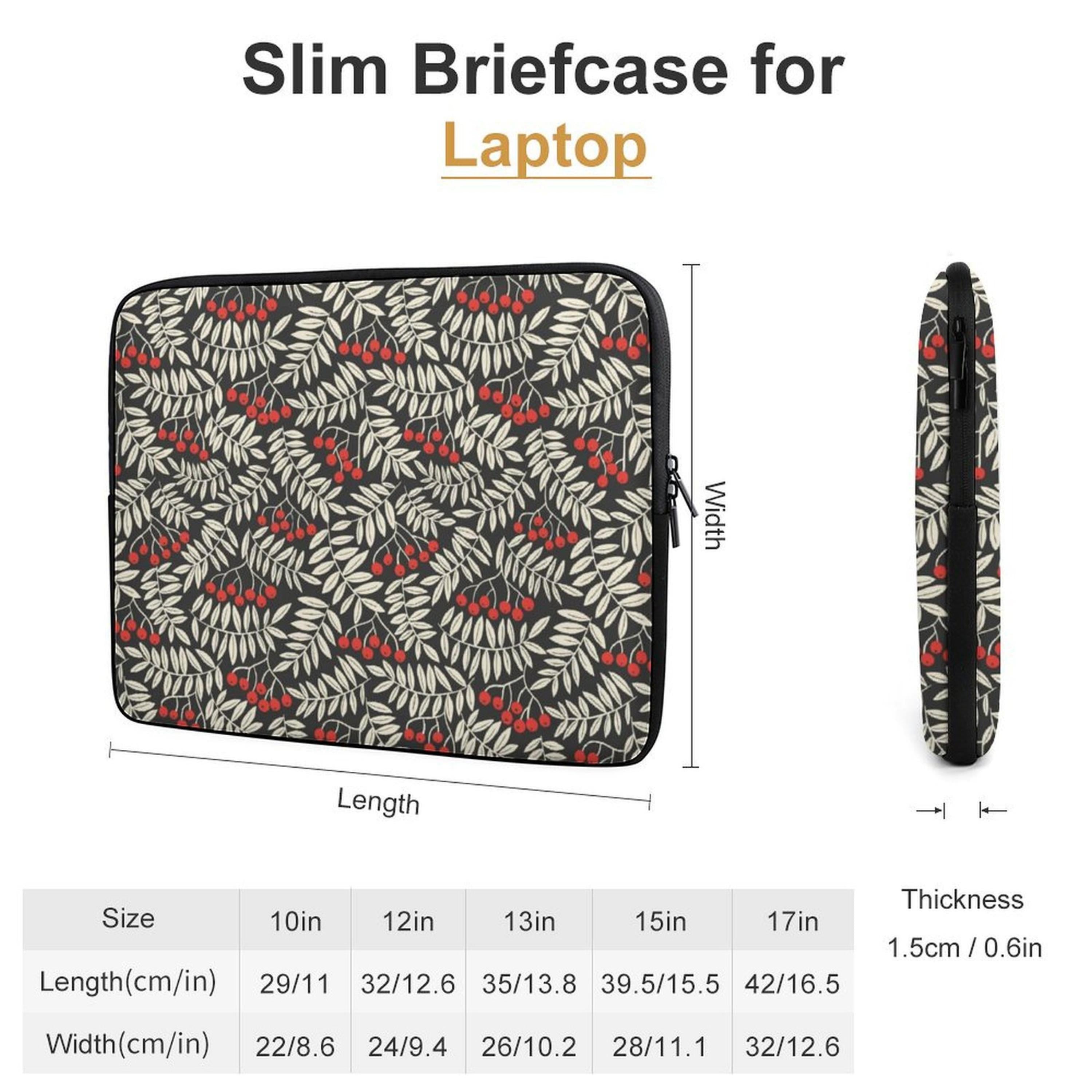 Winter Berries Laptop Sleeve