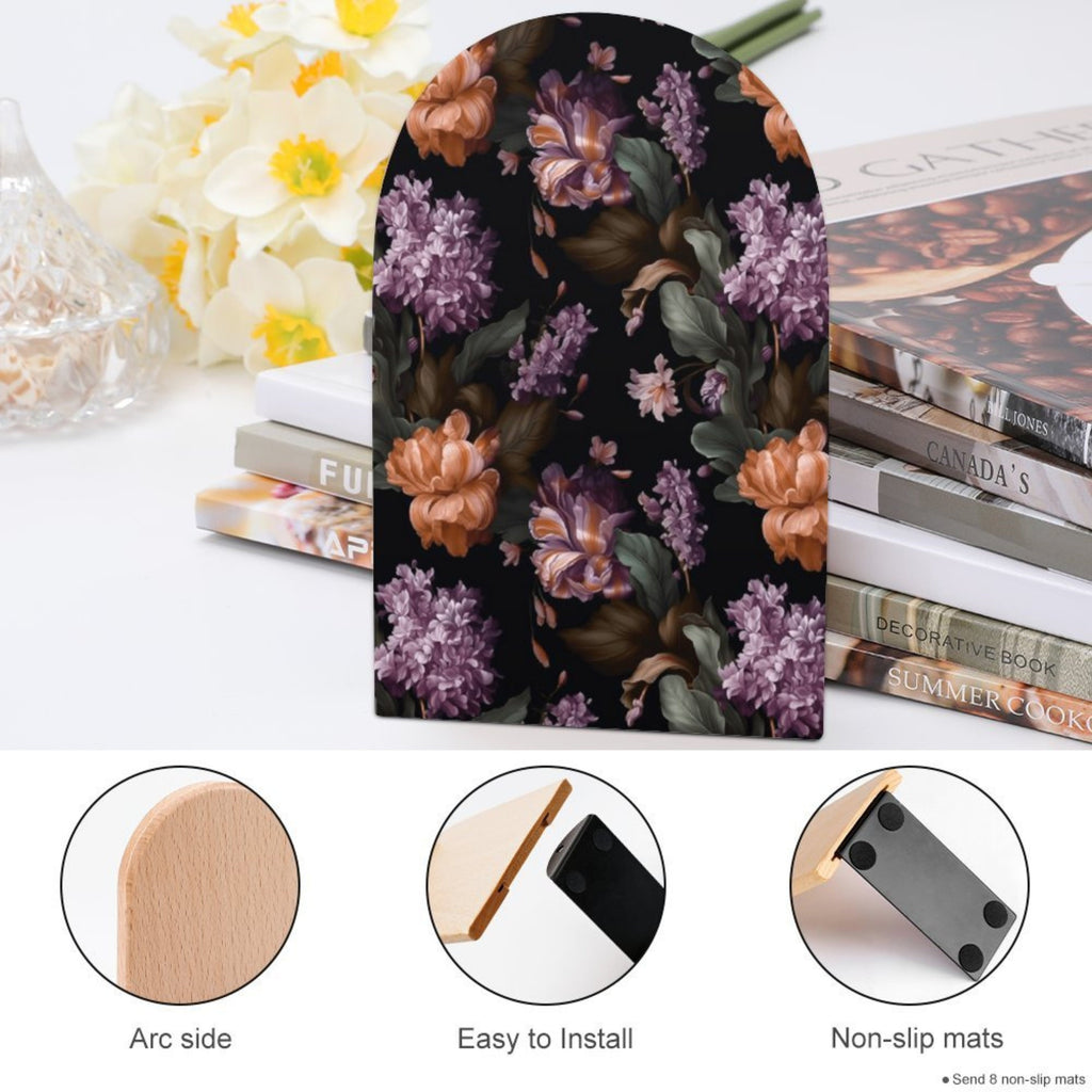 Baroque Floral Bookends