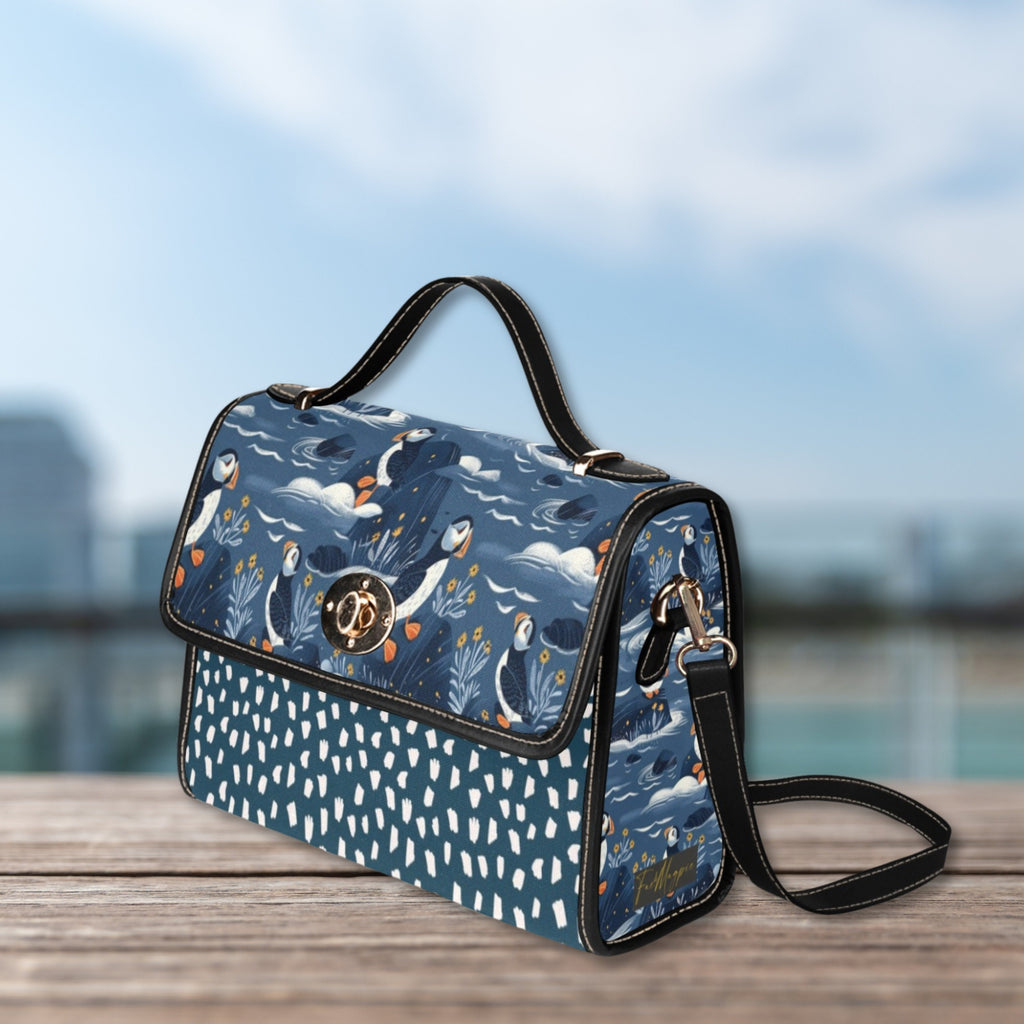 Puffins Satchel Bag