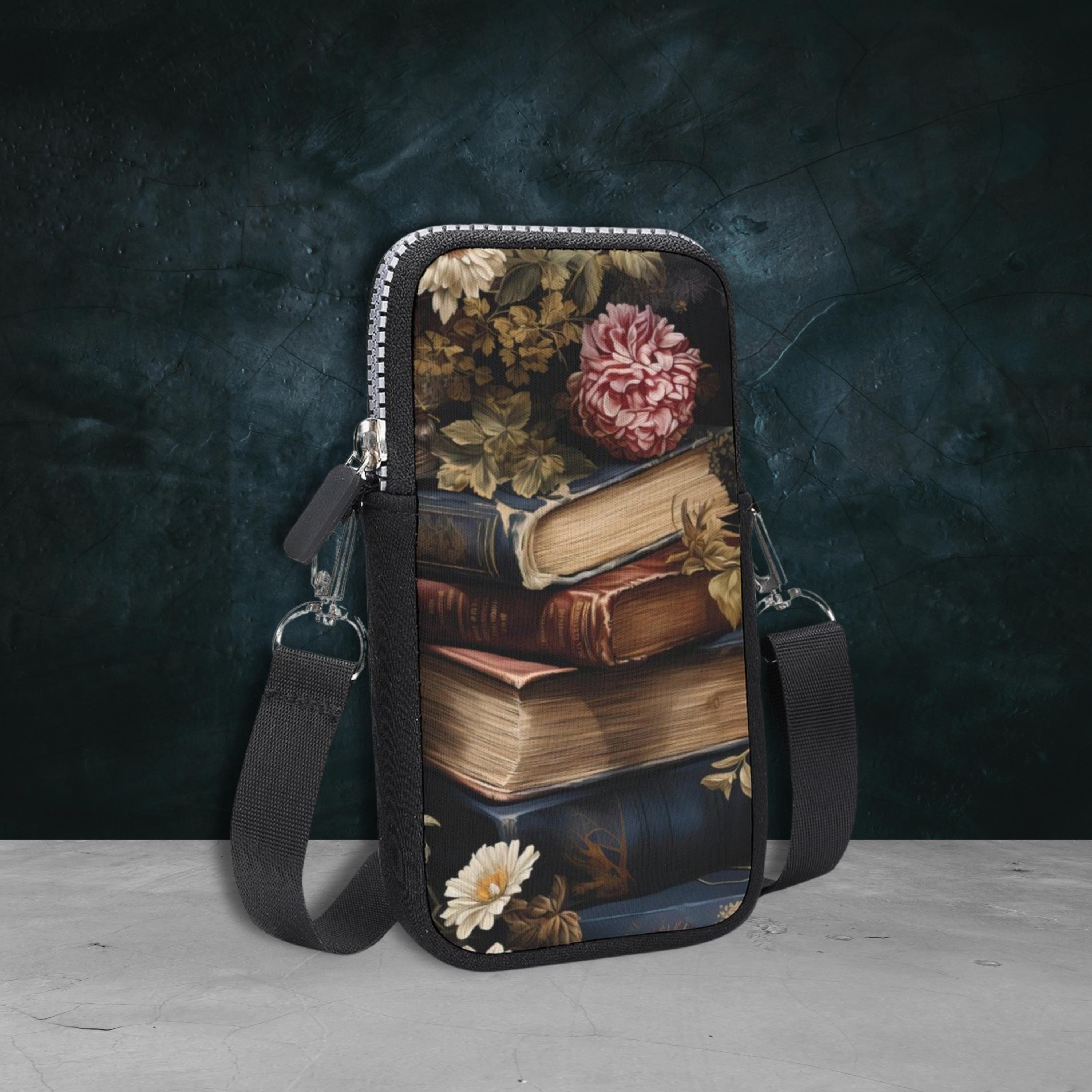 Vintage Books Mobile Phone Bag