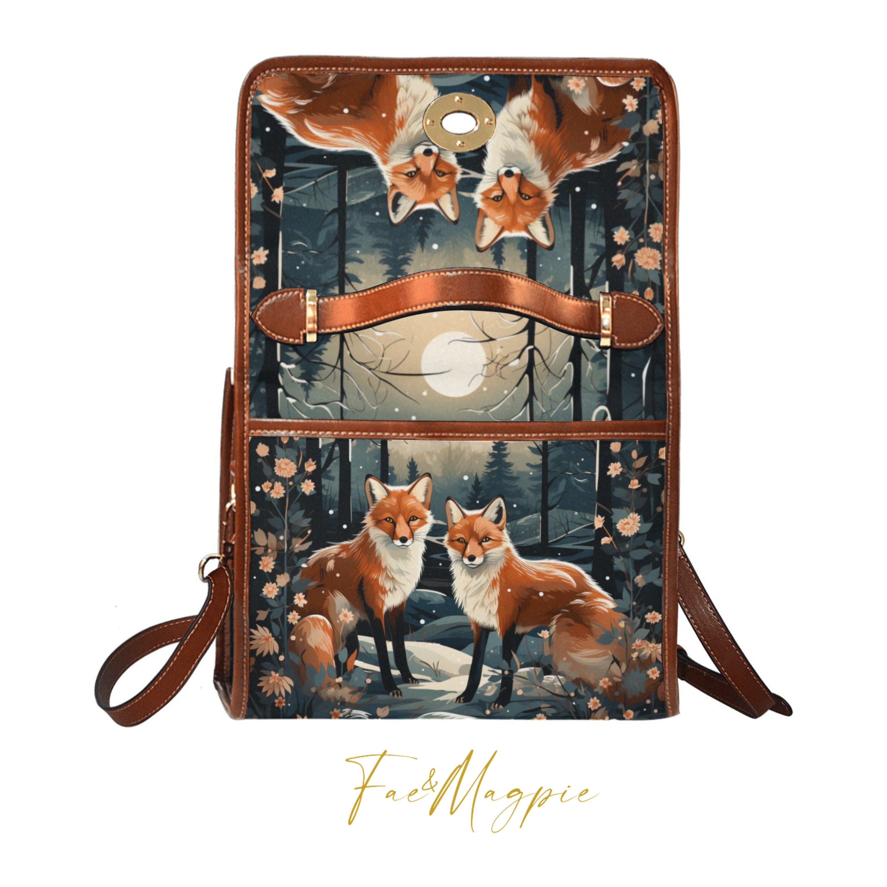 Under Fox Moon Satchel Bag