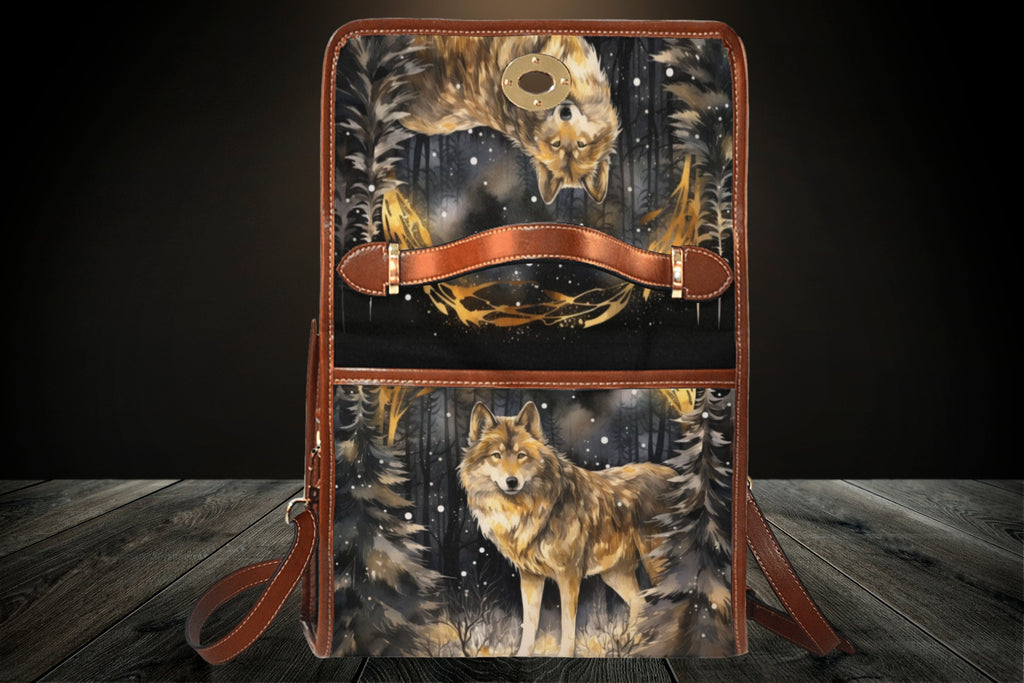 Wolf Satchel Bag