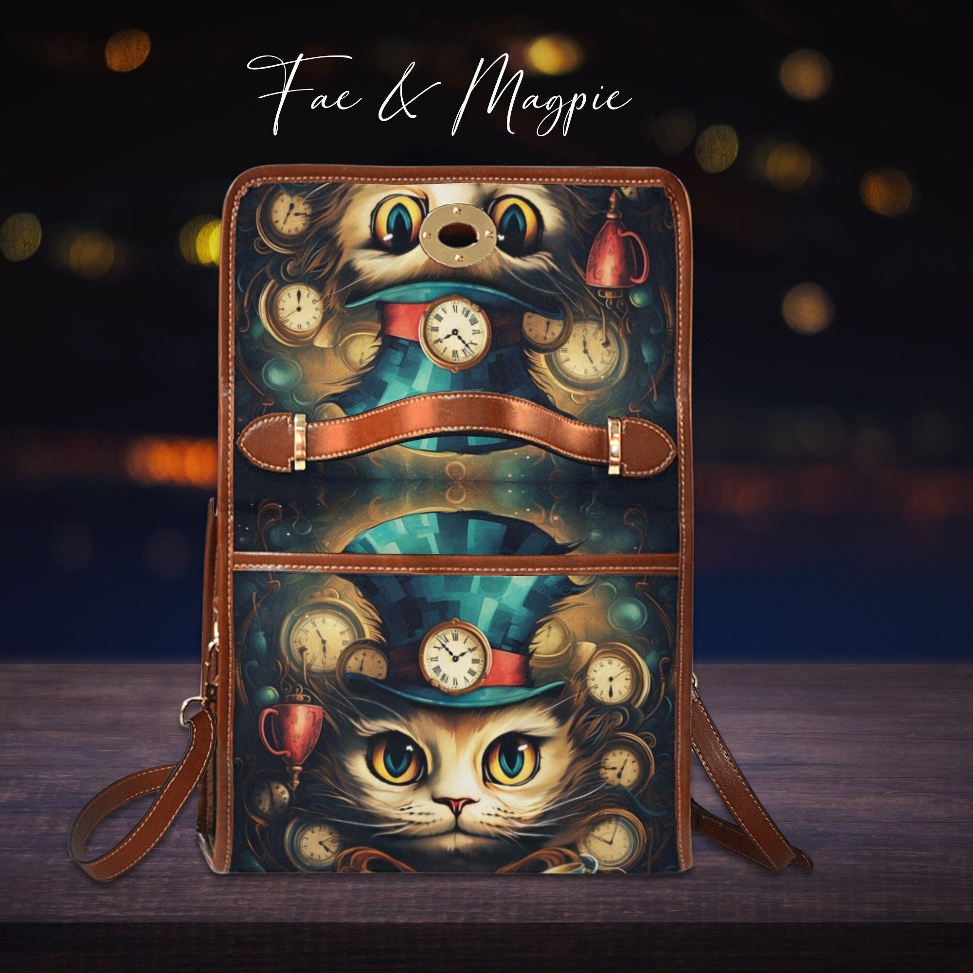 Cheshire Cat Satchel Bag