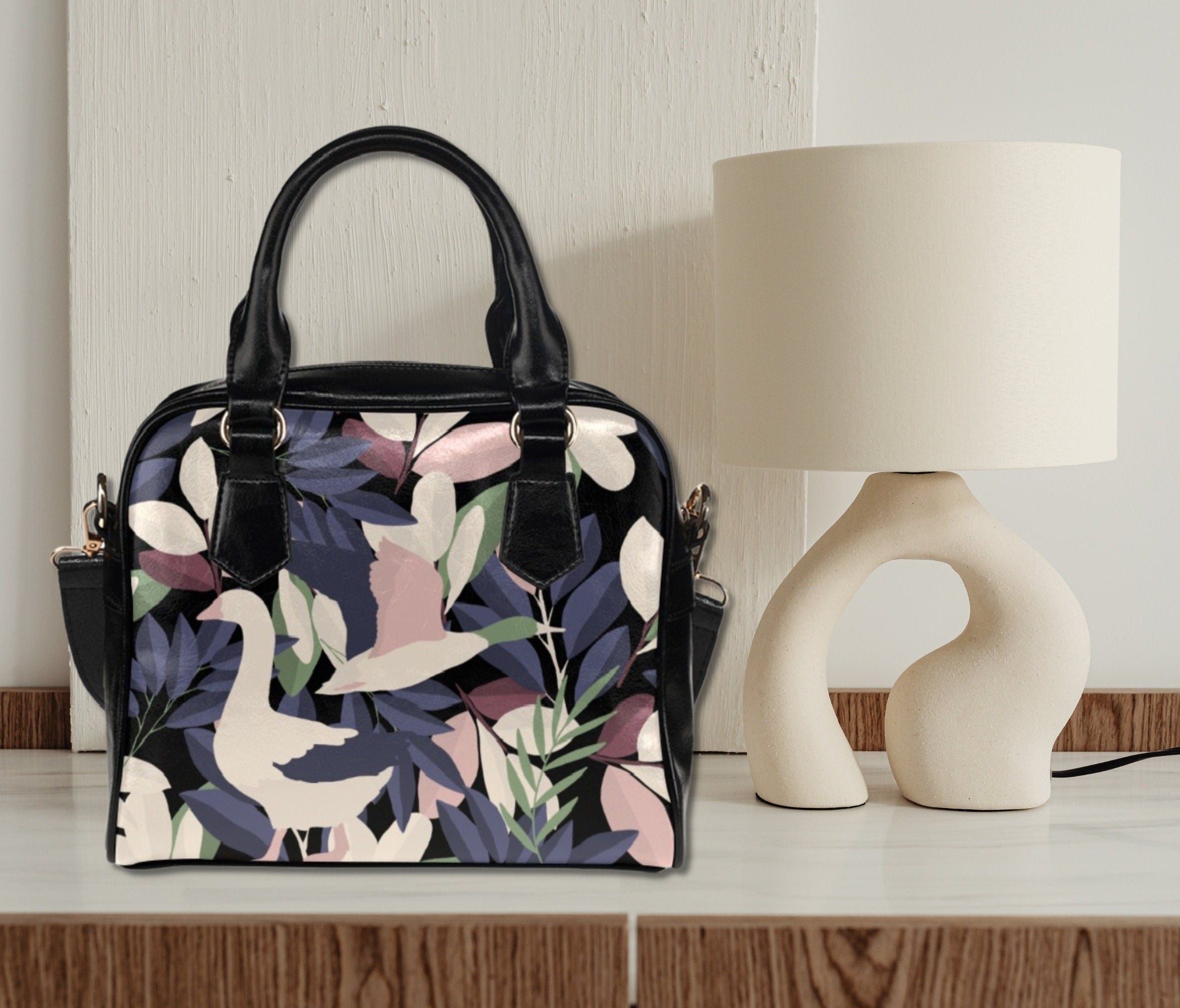Oiseaux et Fleurs Bowler Bag