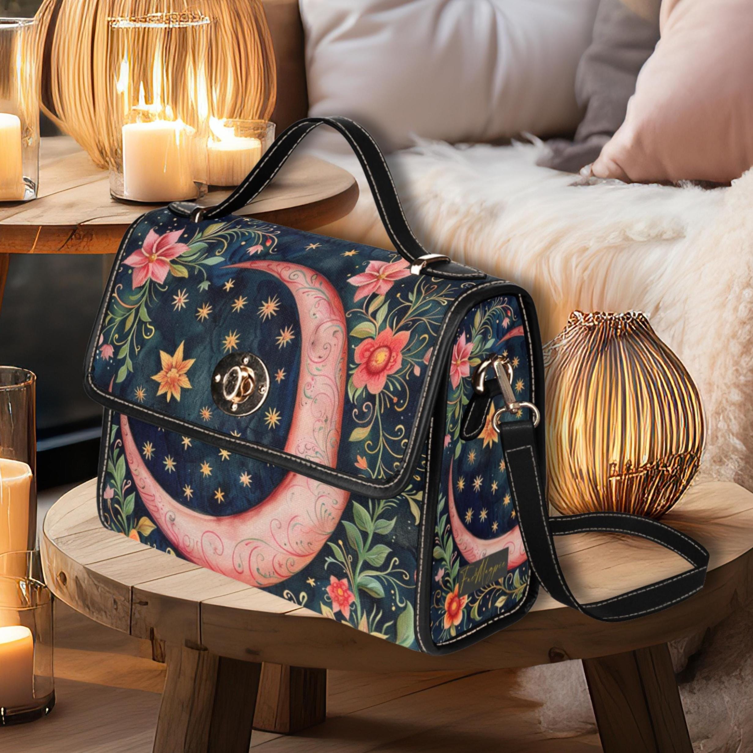 Pink Moon Satchel Bag