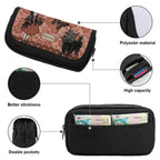 Girl and dog design pouch by Fae & Magpie, featuring a cute illustrated girl and her dog on a fabric accessory.