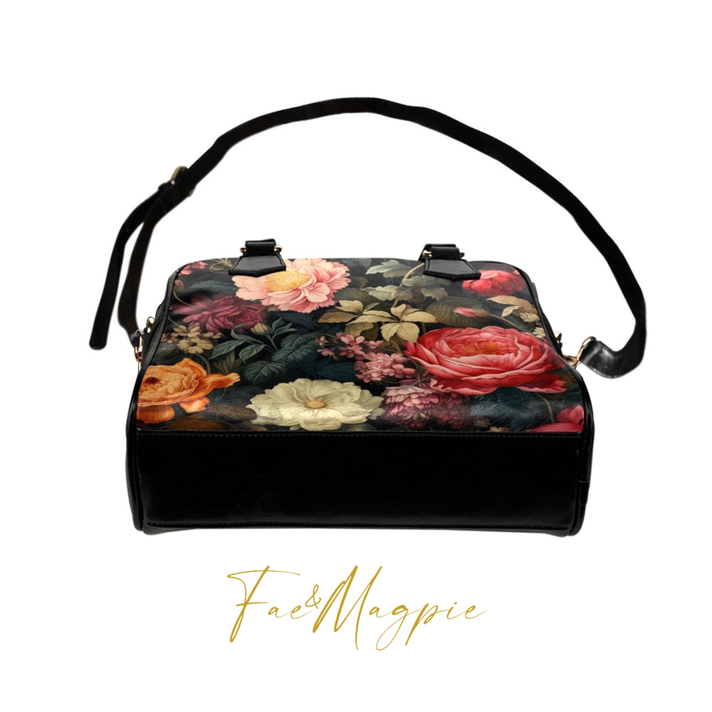 Botanical Floral Bowler Bag