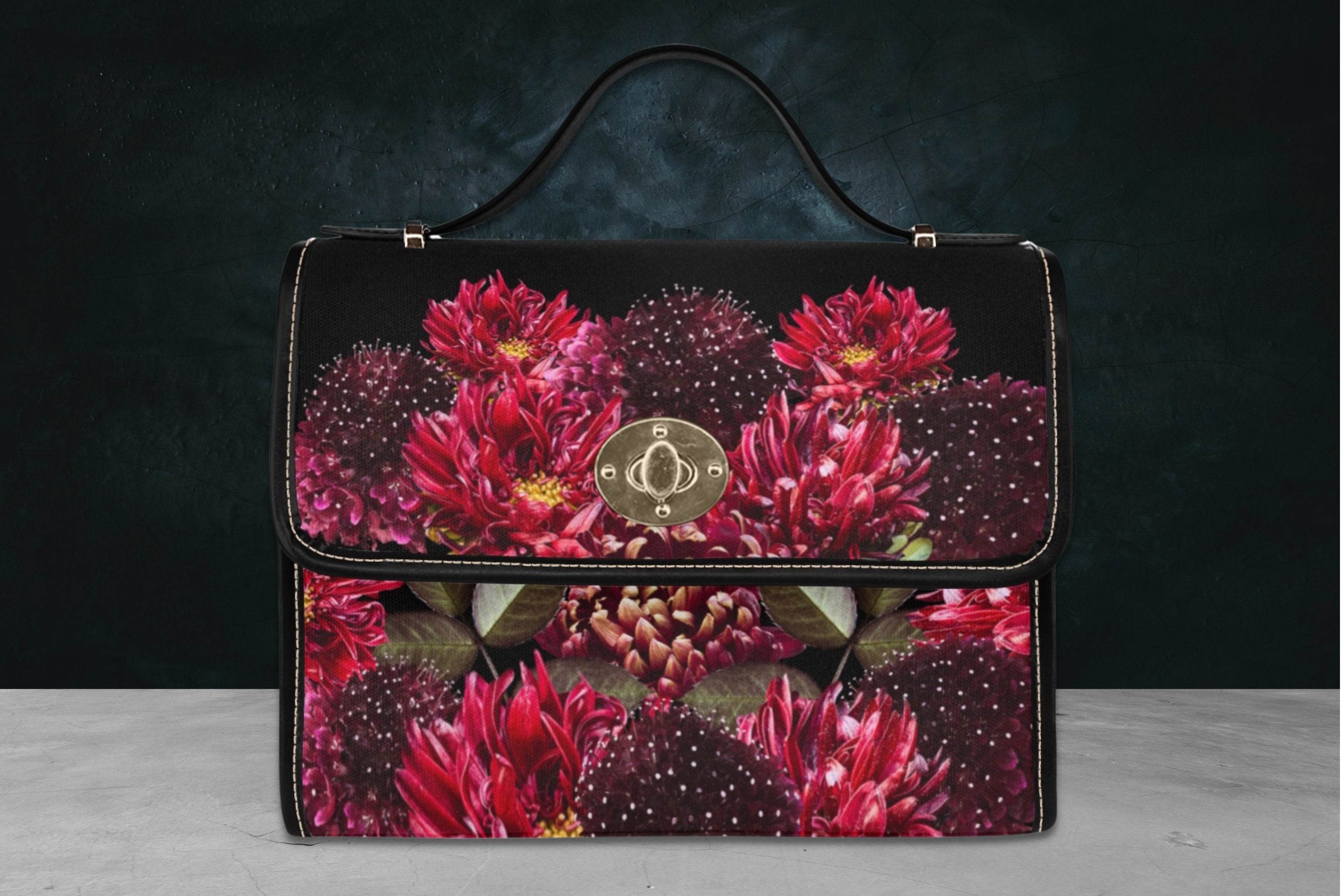 Flower Satchel Bag