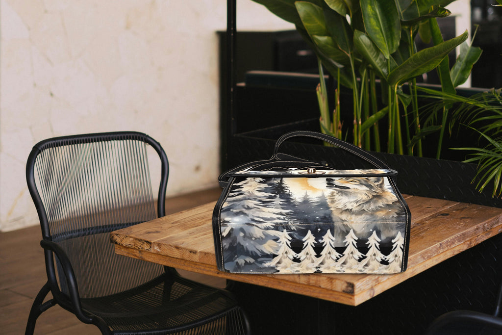 Wolf Satchel Bag