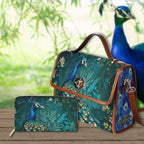 Peacock Satchel Handbag