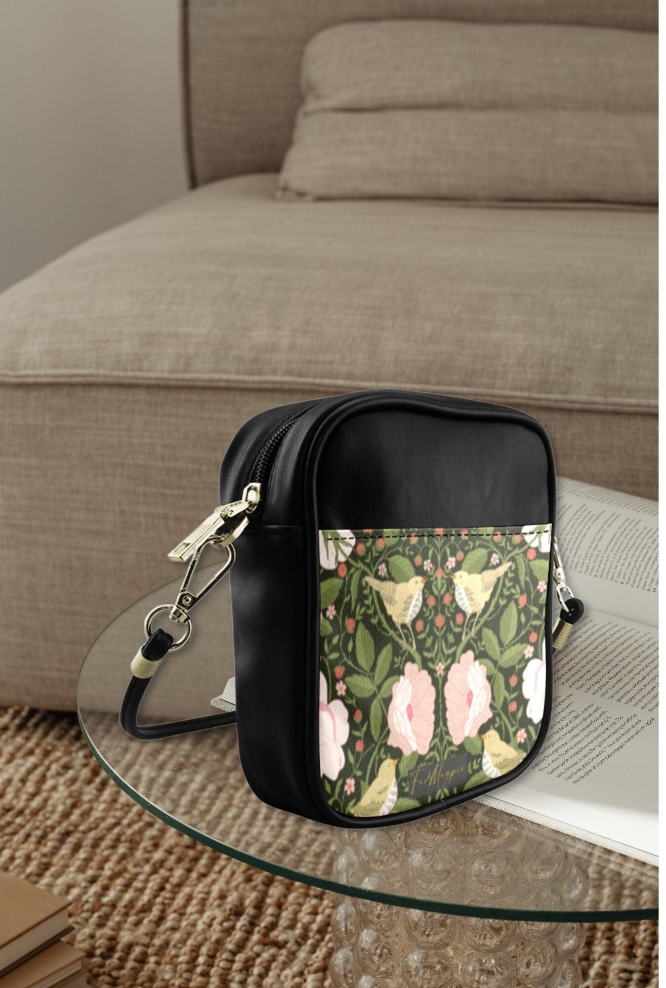 Birds & Flowers Sling Bag