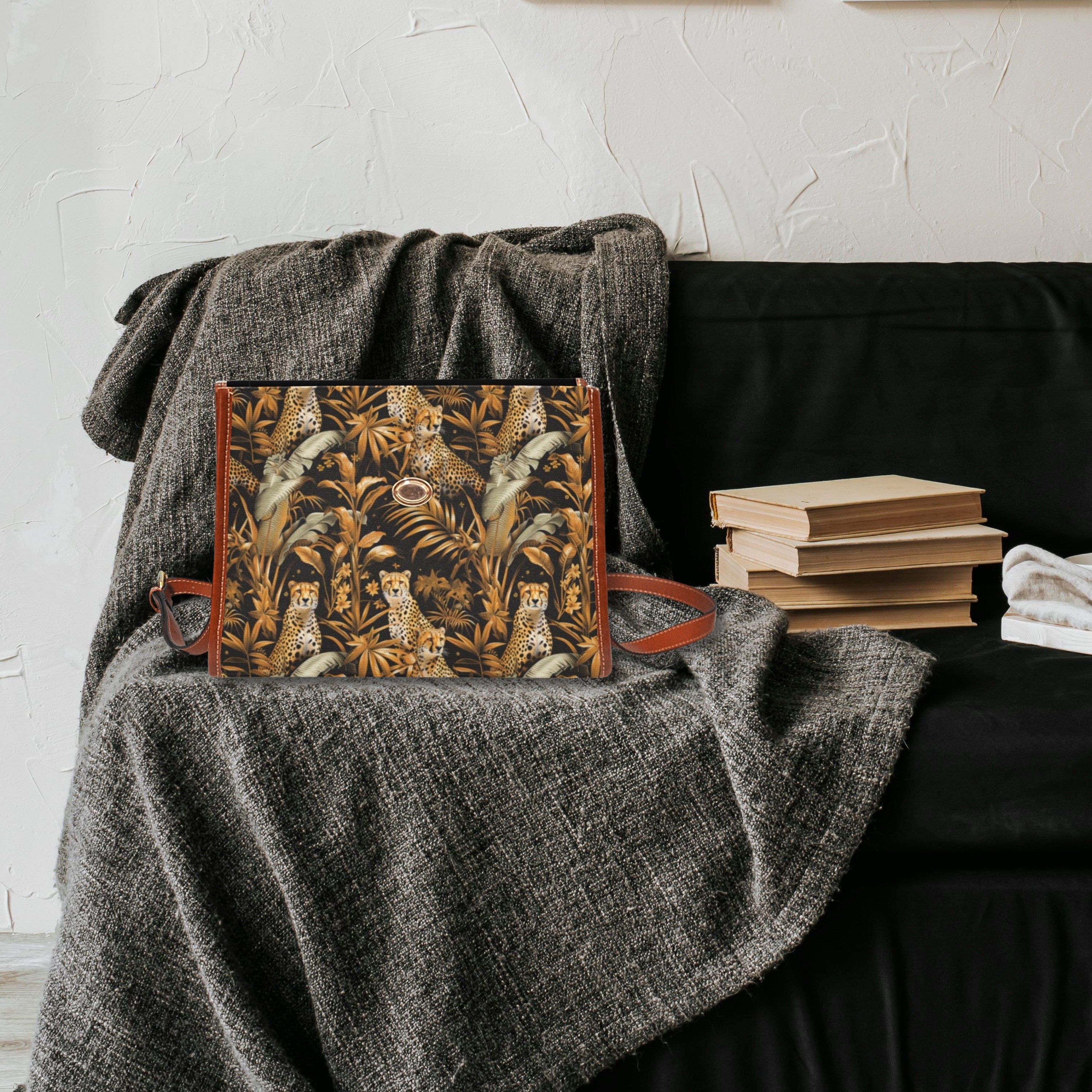 Wild Cheetah Satchel Bag