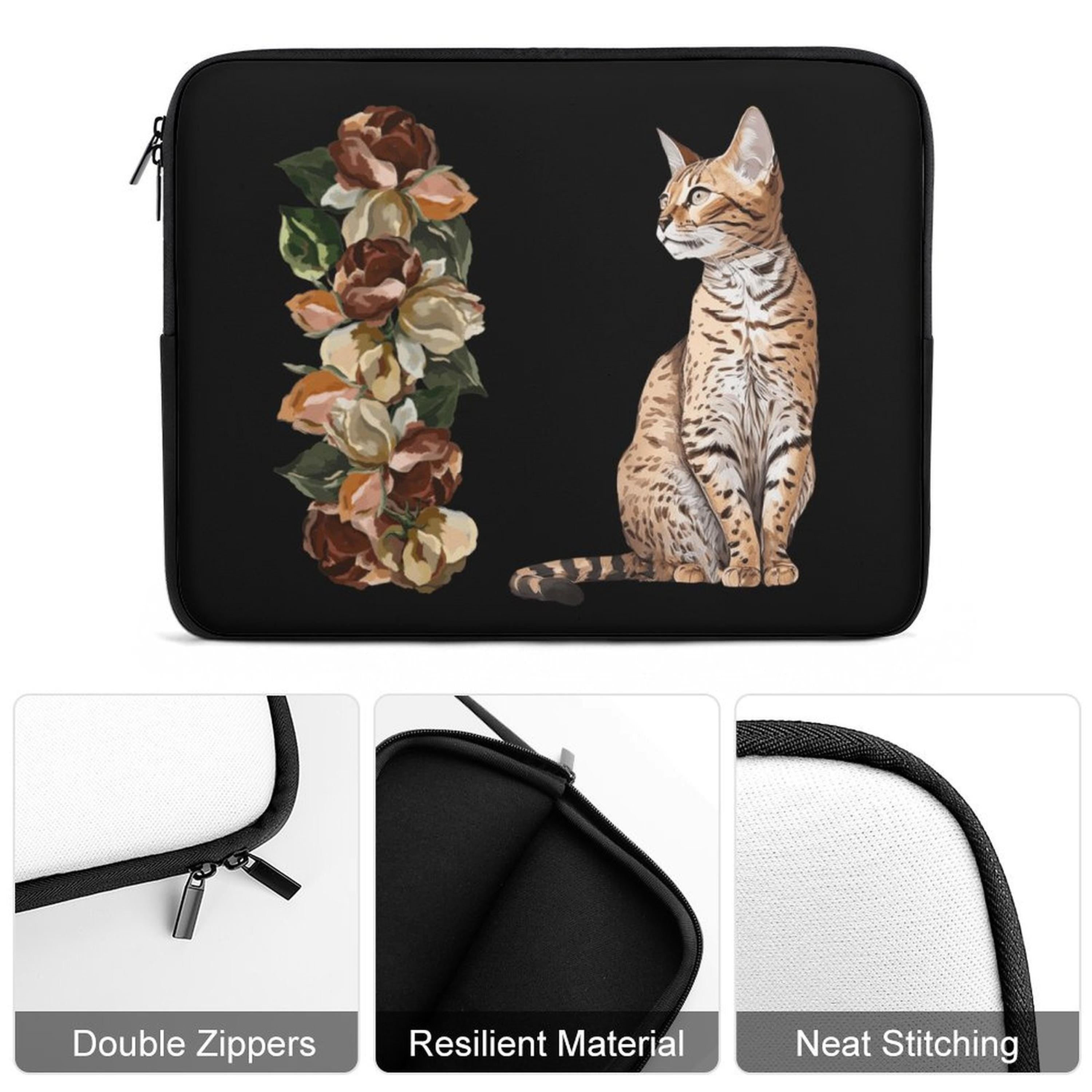 Bengal Cat Laptop Sleeve